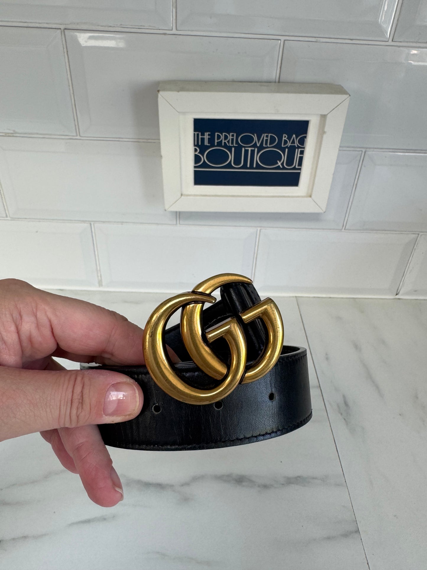 Gucci Wide Belt - Black
