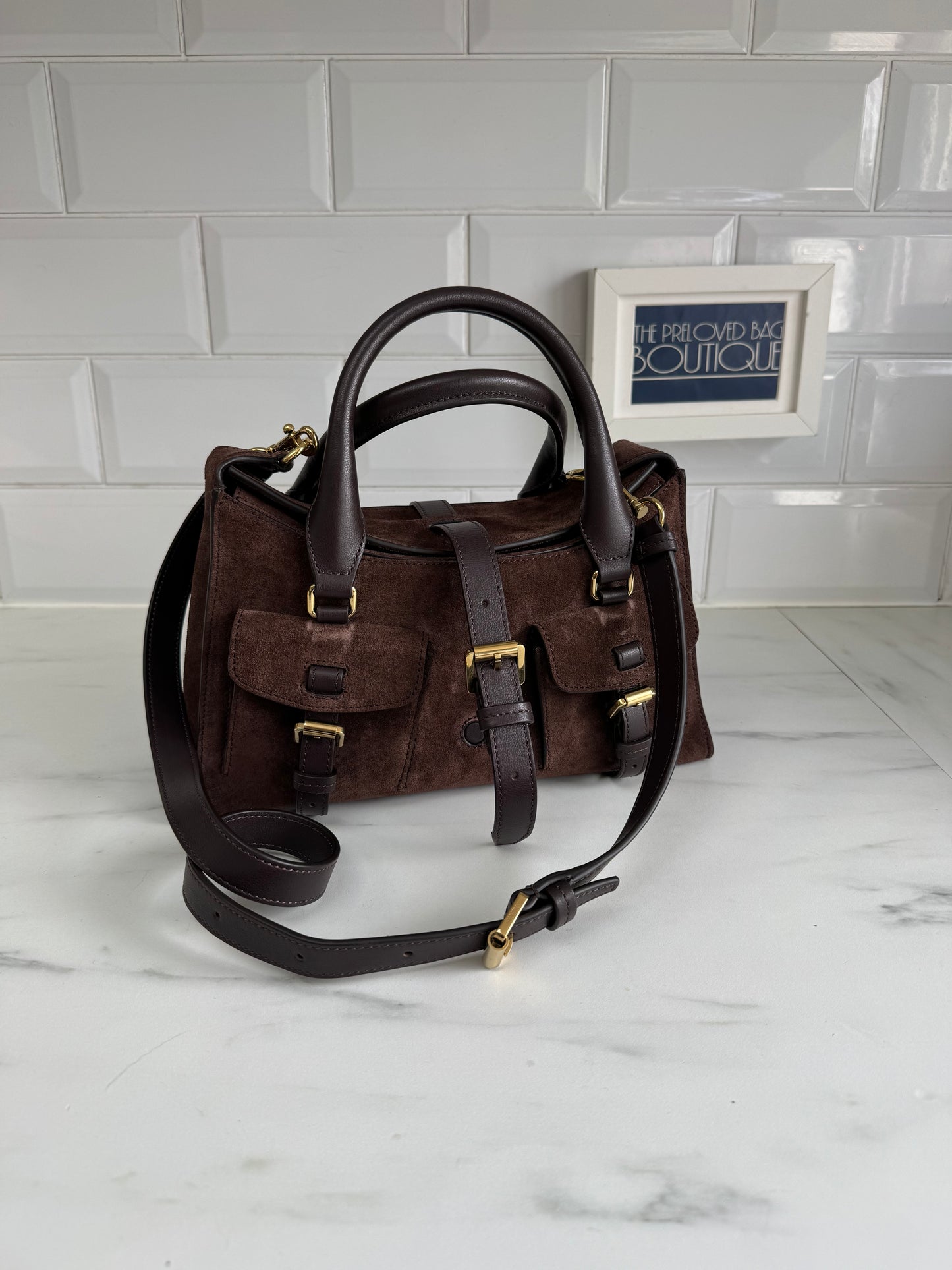 Mulberry Small Roxanne  - Chocolate