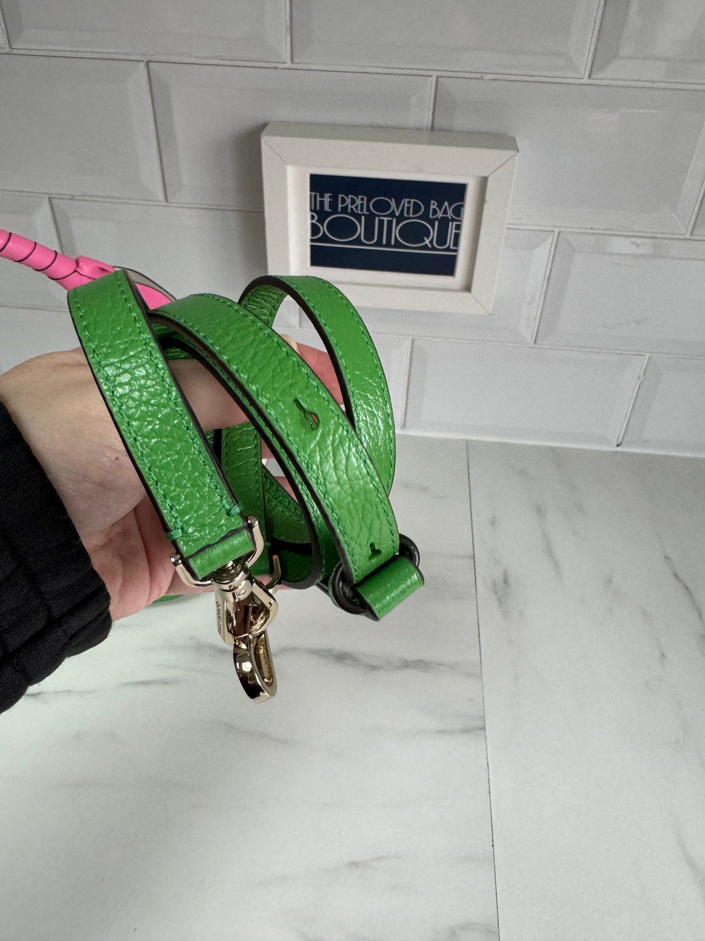 Kate Spade Dolly Small Sweet Pea Shoulder Bag - Green & Pink