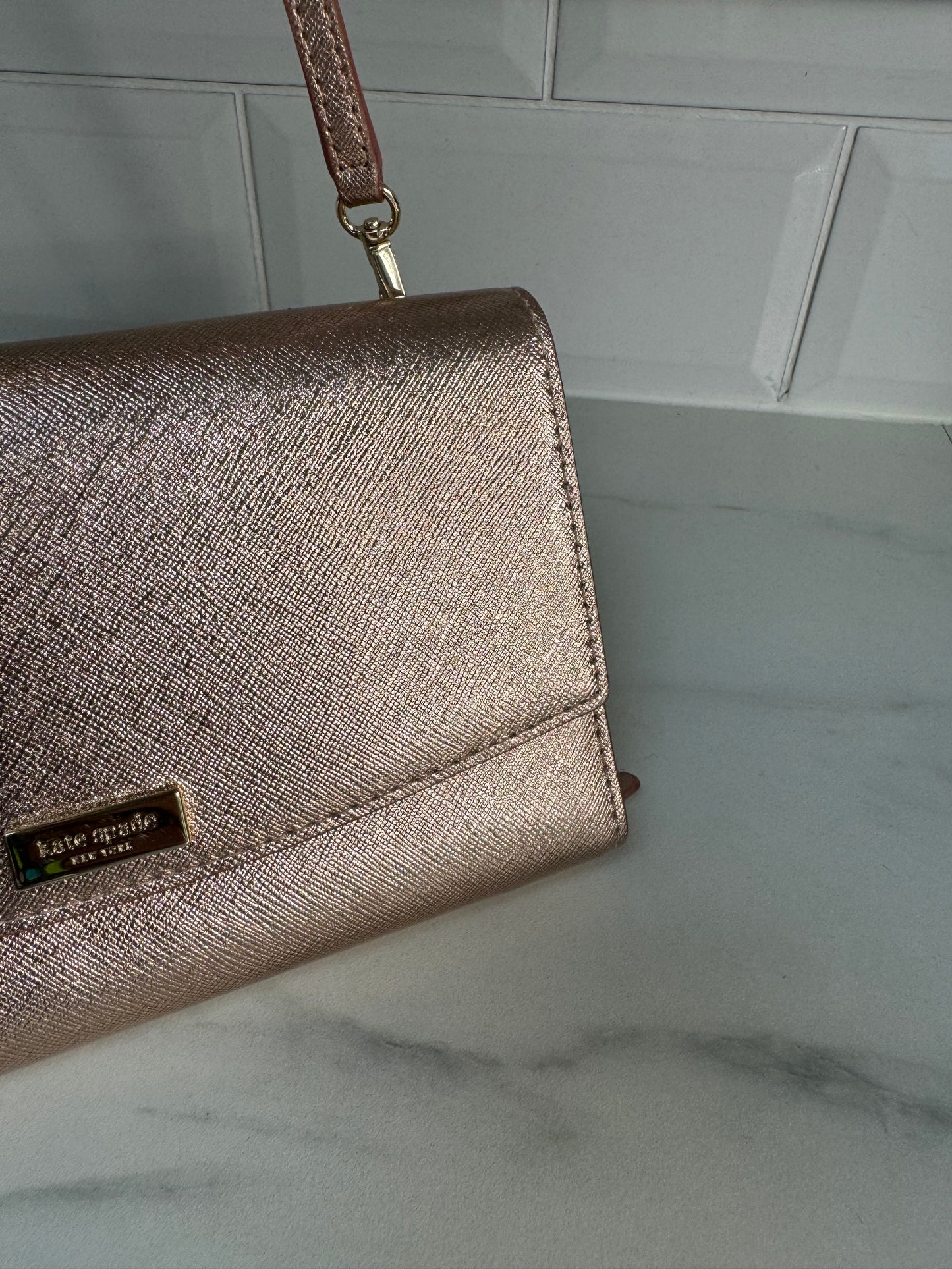 Kate Spade WOC - Metallic Rose Gold