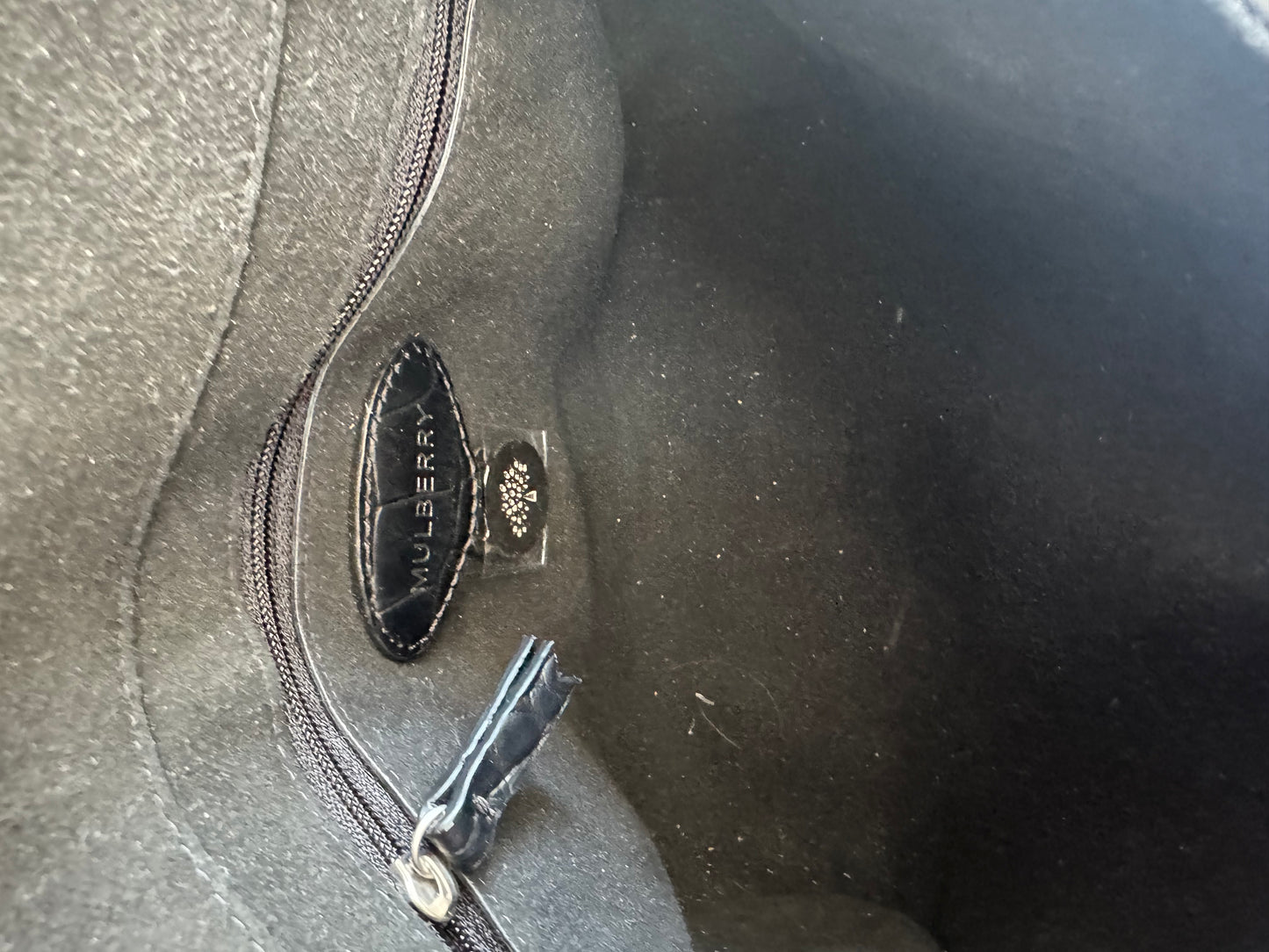 Mulberry Regular Lily -Black Croc
