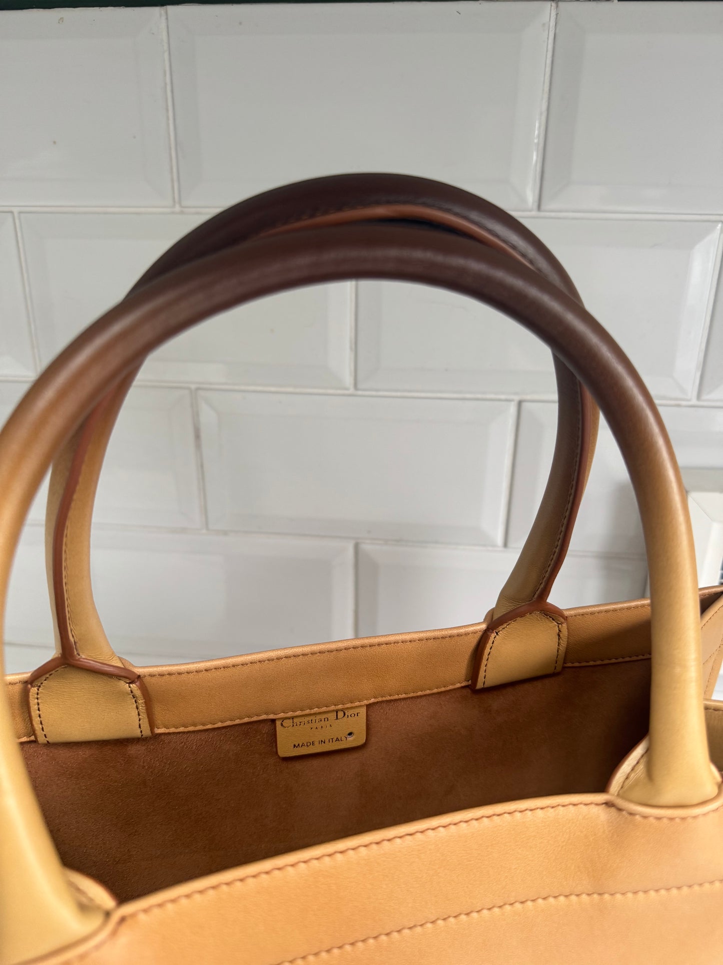 Christian Dior Ombré Tote Bag - brown