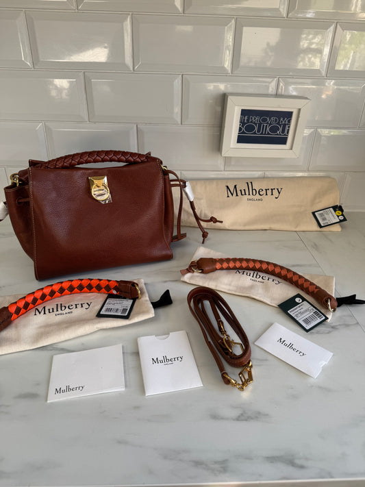 Mulberry Small Iris - Oak Legacy NVT Leather