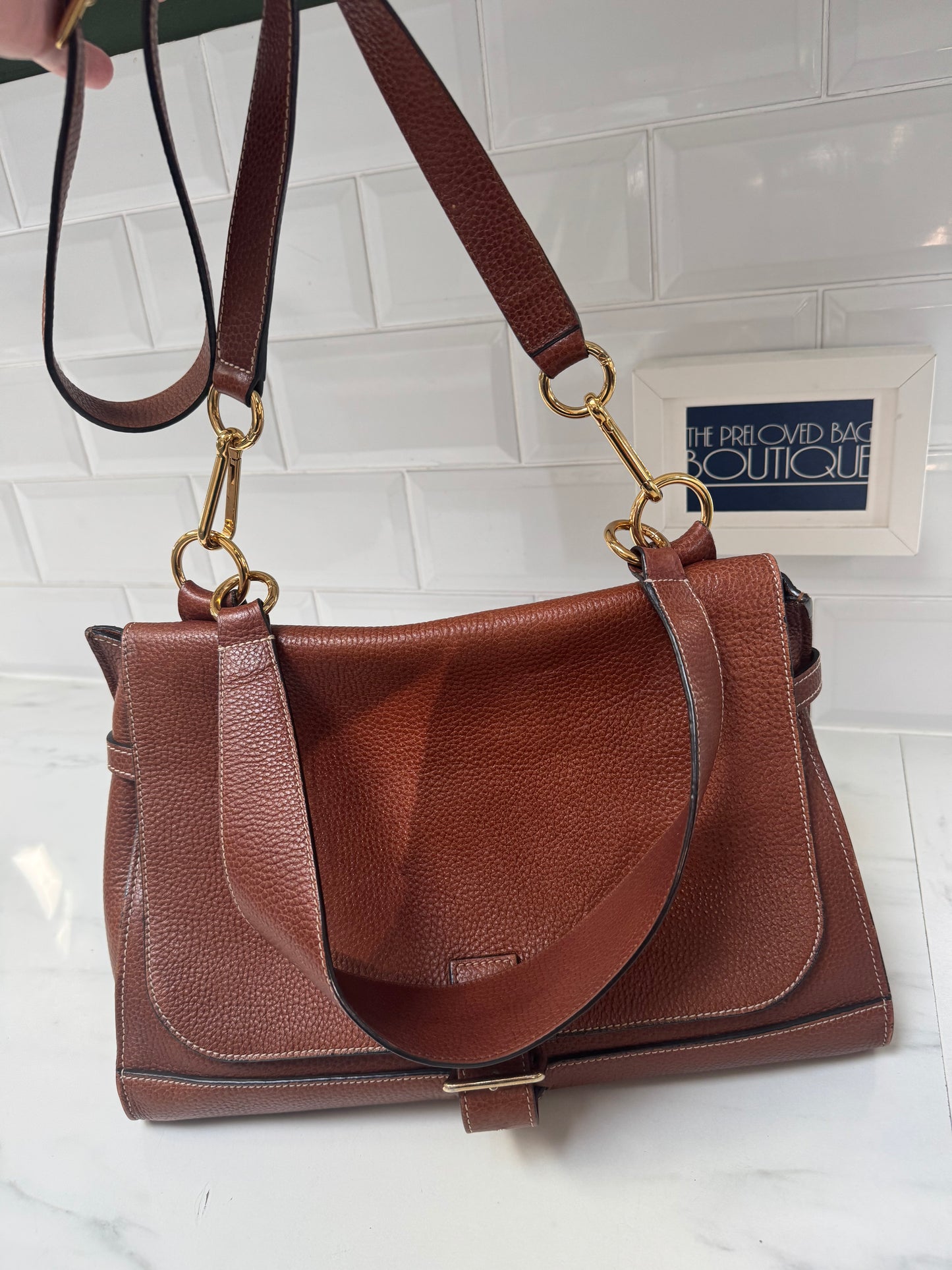 Mulberry Chiltern Satchel - Oak