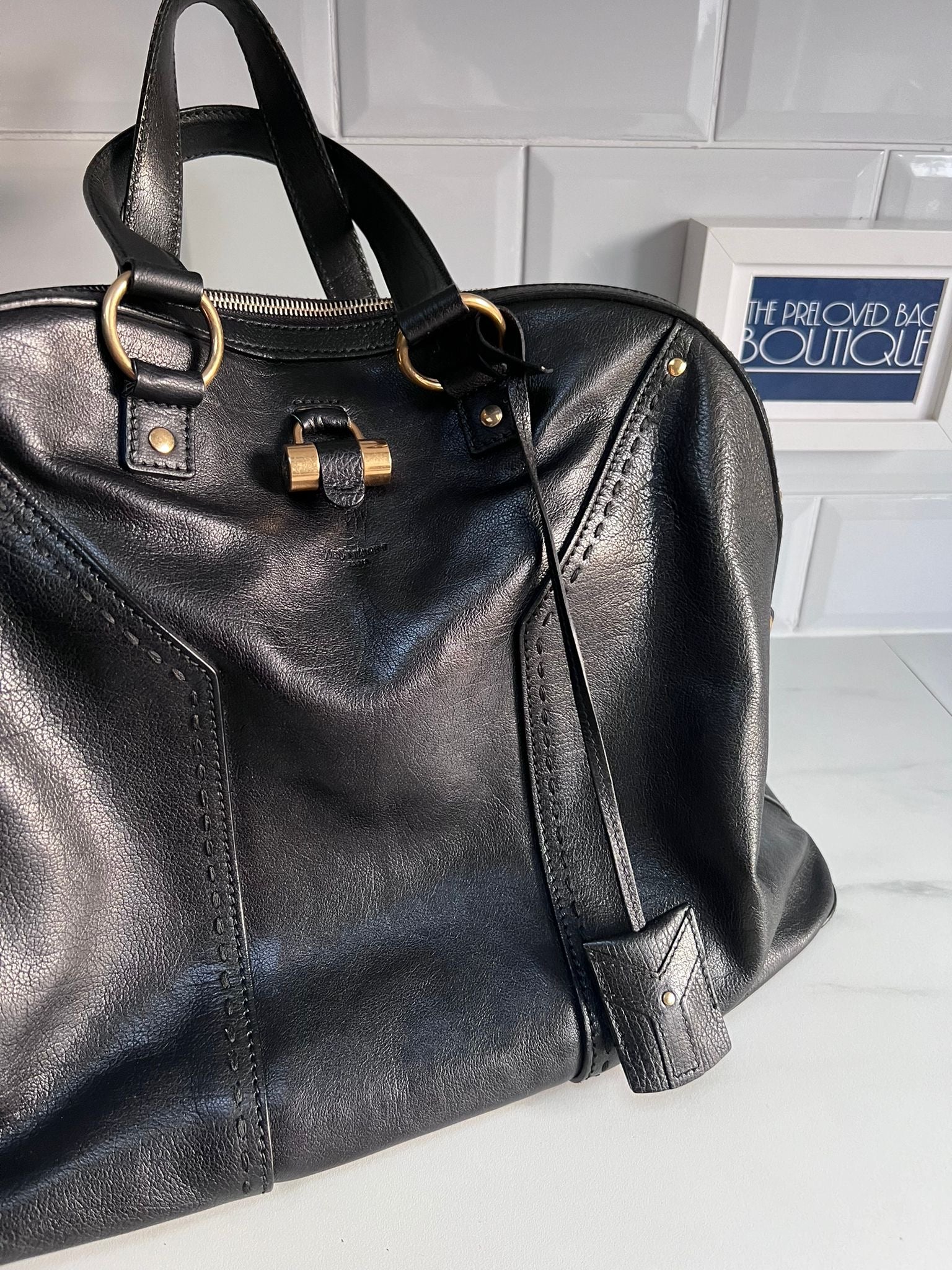 YSL 'Y' Muse Tote - Black – The Preloved Bag Boutique