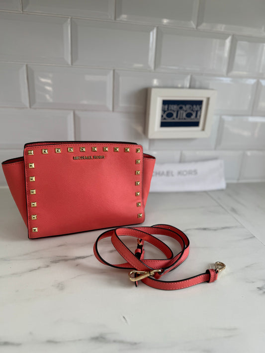 Michael Kors Selma Bag - Coral
