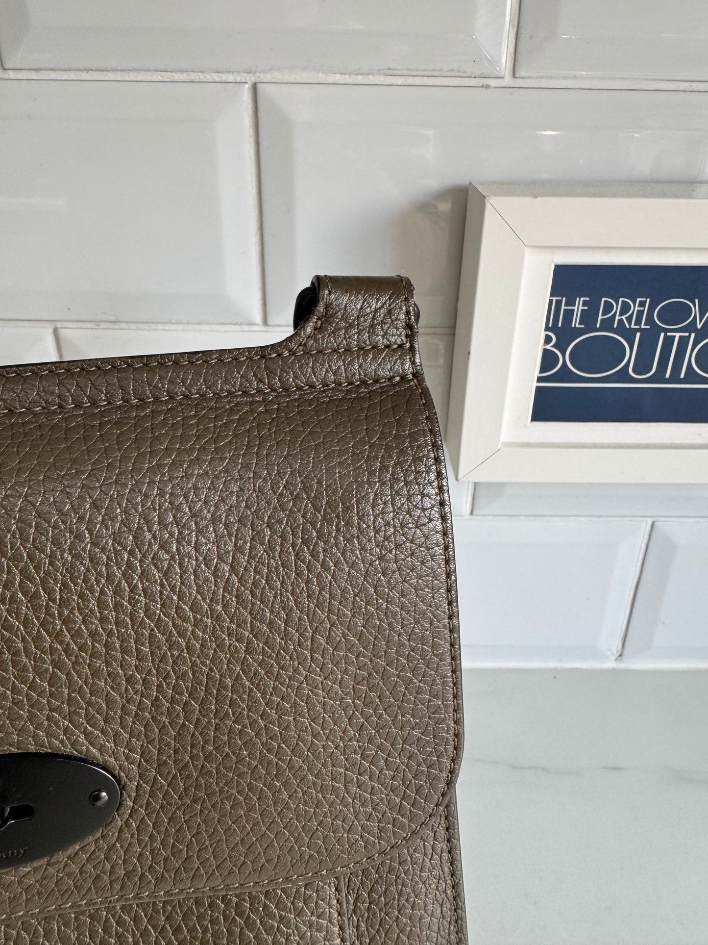 Mulberry Small Antony - Dark Palm