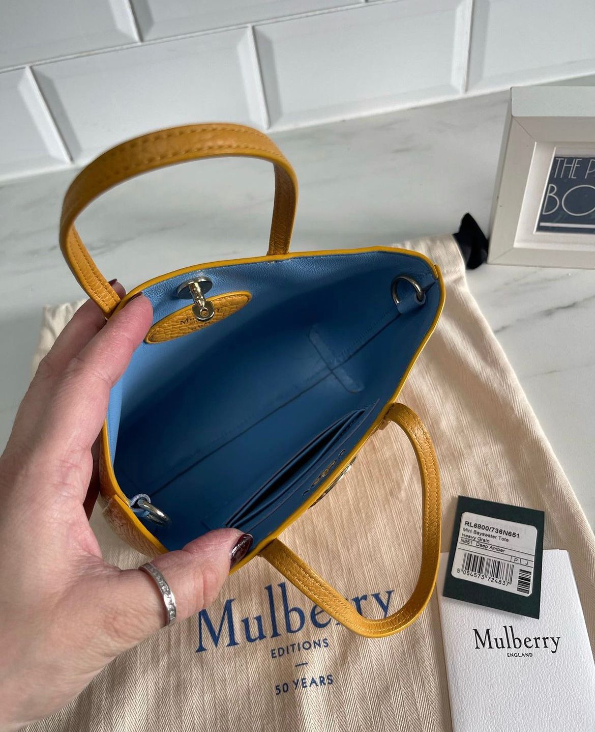 Small bayswater cheap tote mulberry