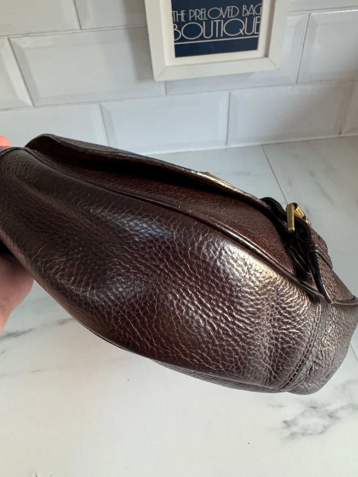 Mulberry Bonnie Satchel - Chocolate Brown