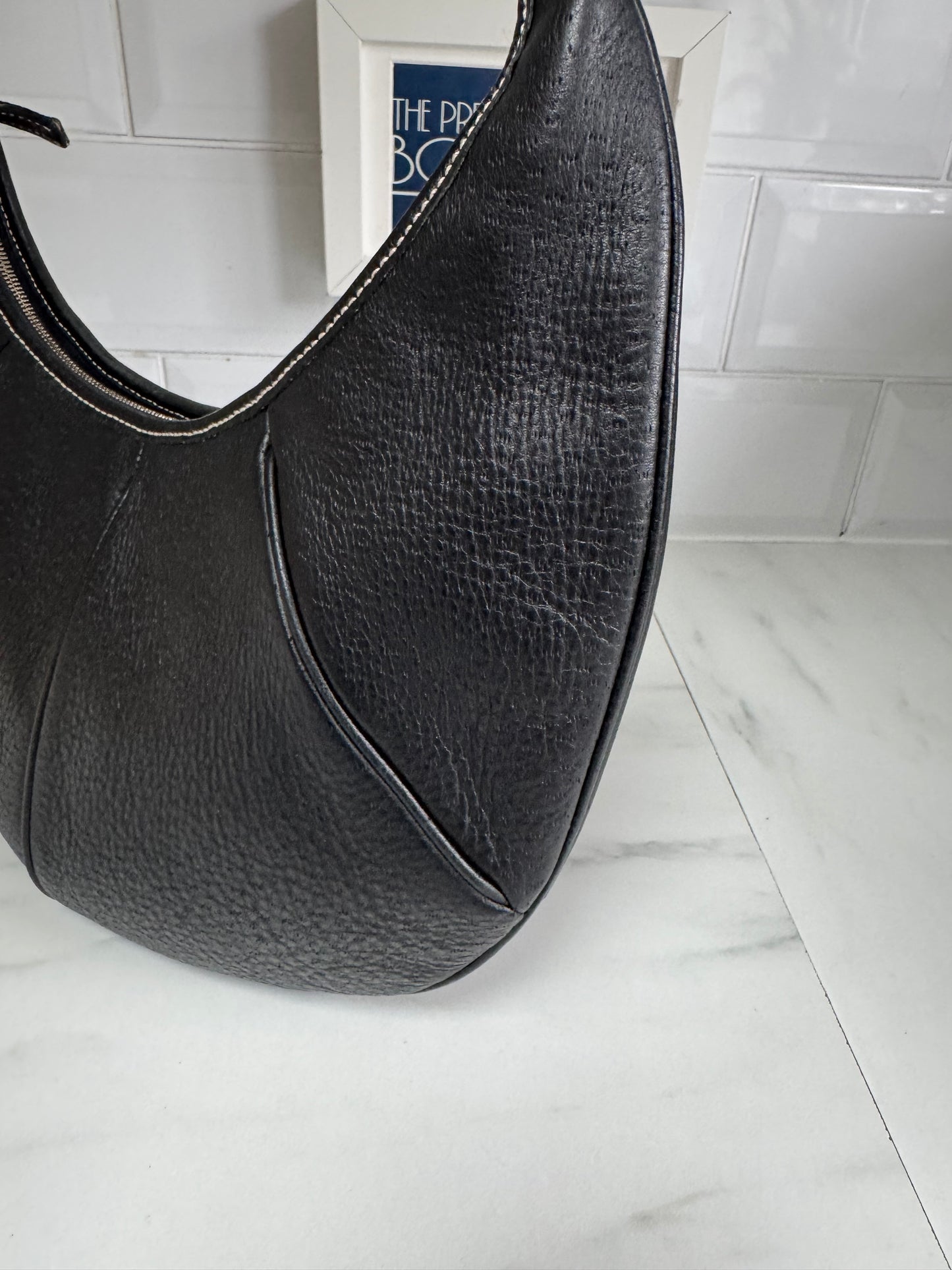 Ferragamo Gancini Shoulder Bag - Black