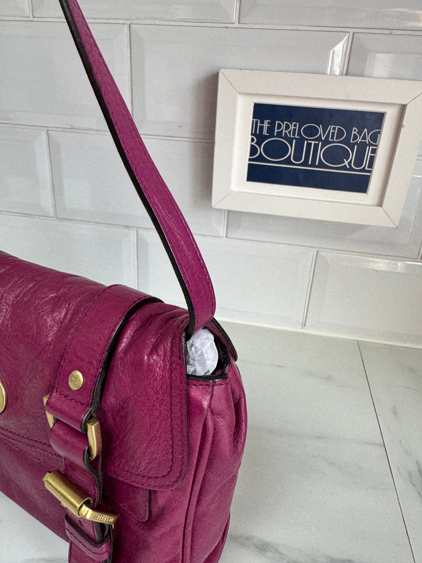 Mulberry Alexa Clutch - Plum