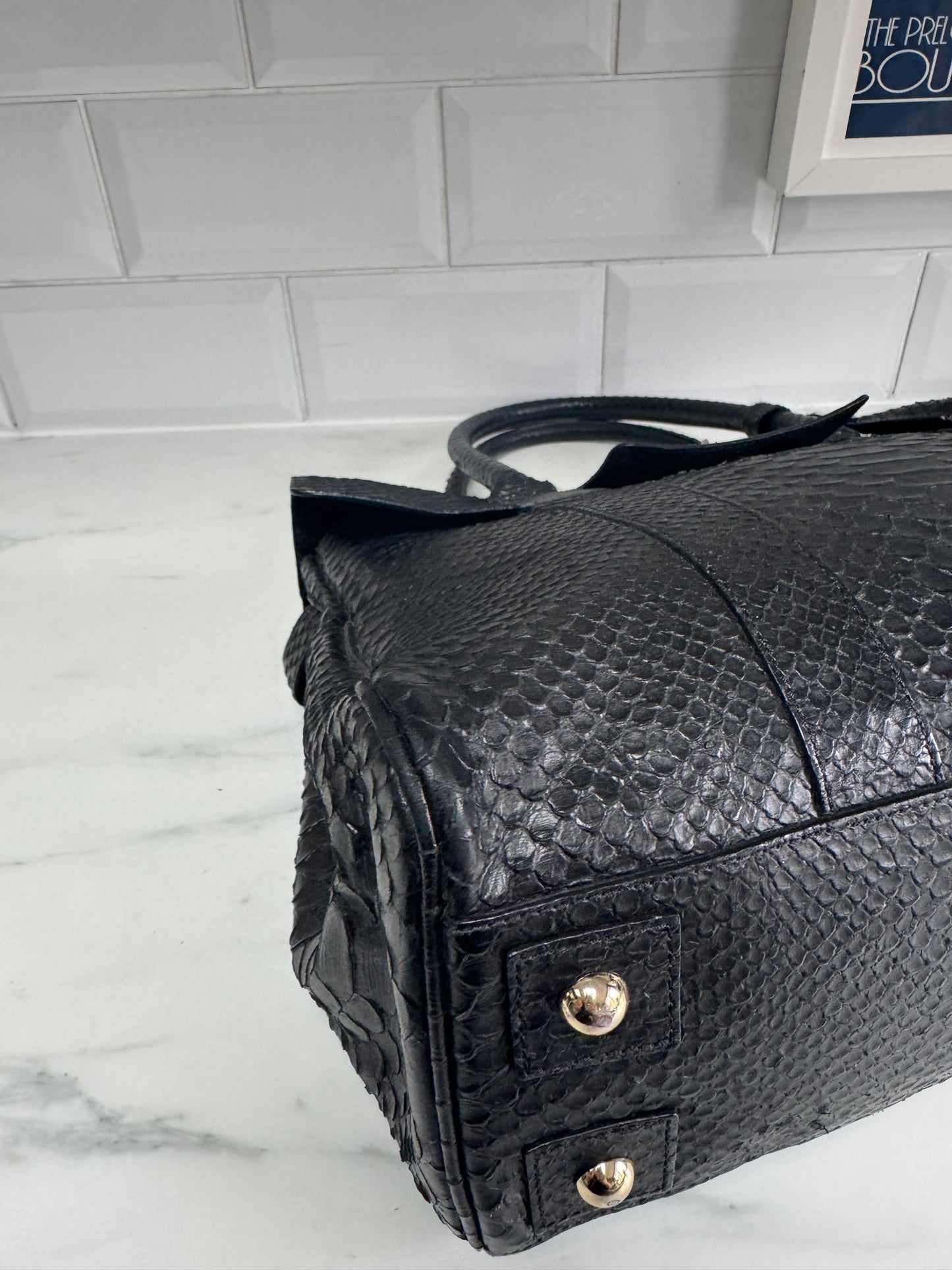 Mulberry Silky Snake Bayswater - Black