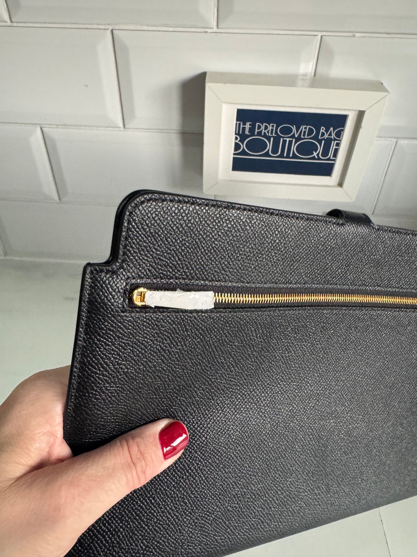 Mulberry Press Stud Tech Pouch - Black