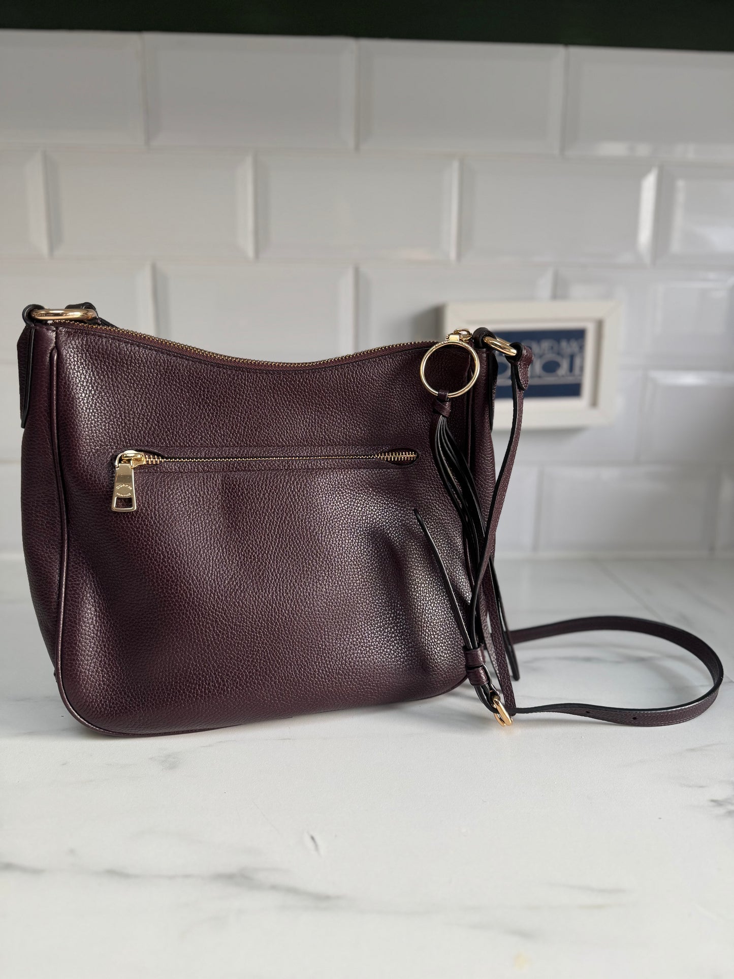 Coach Chaise Crossbody Bag - Burgundy