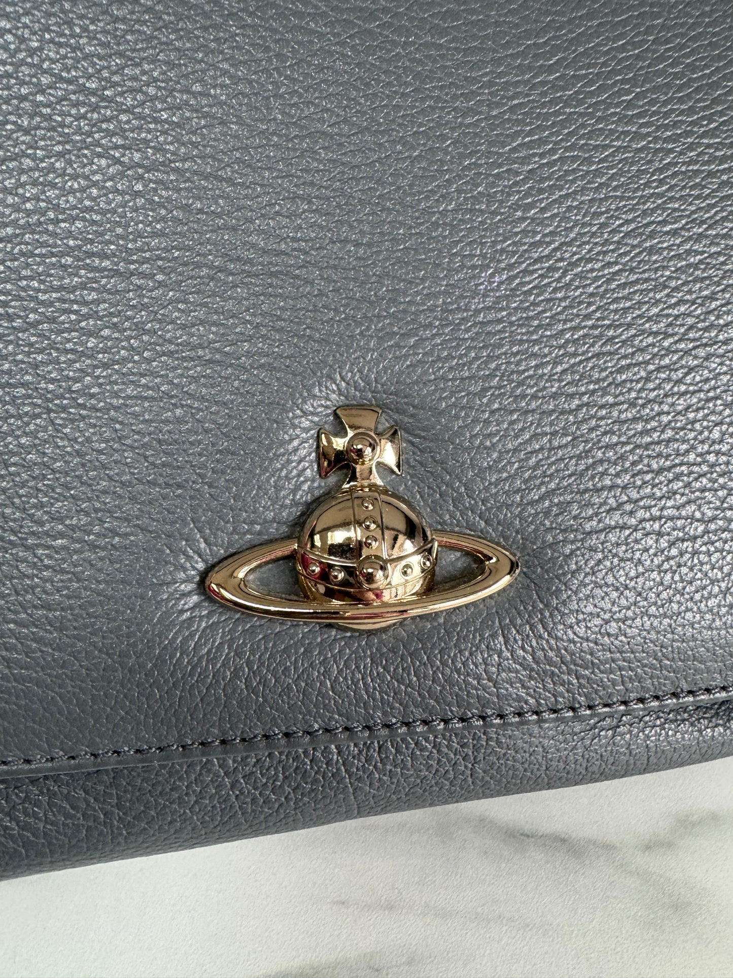 Vivienne Westwood “Balmoral” Shoulder Bag - Grey