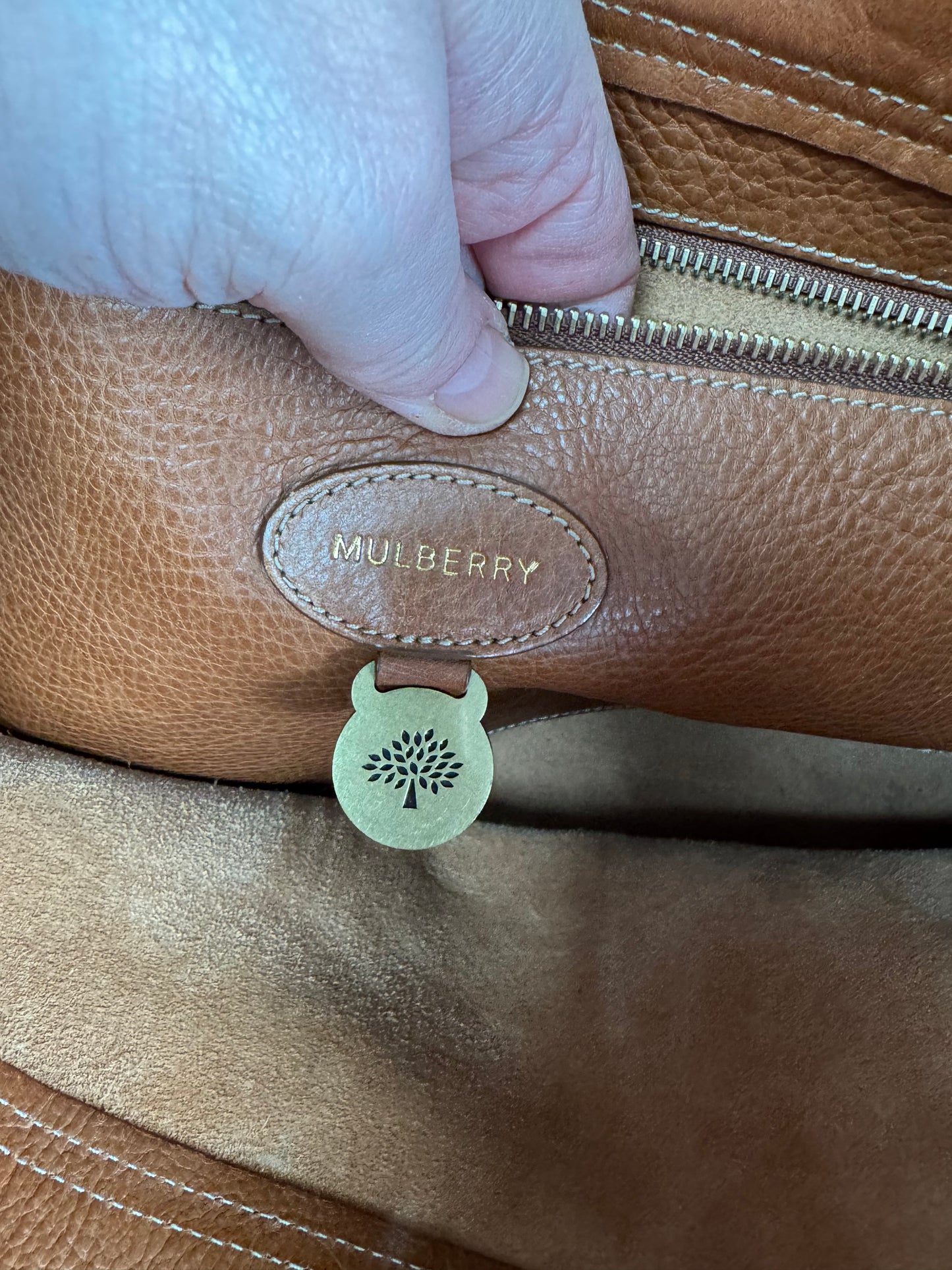 Mulberry Bayswater Open Top Tote - Oak