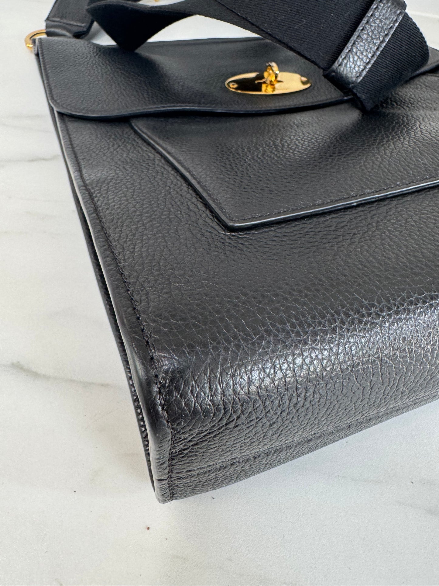 Mulberry Large Antony Messenger - Black
