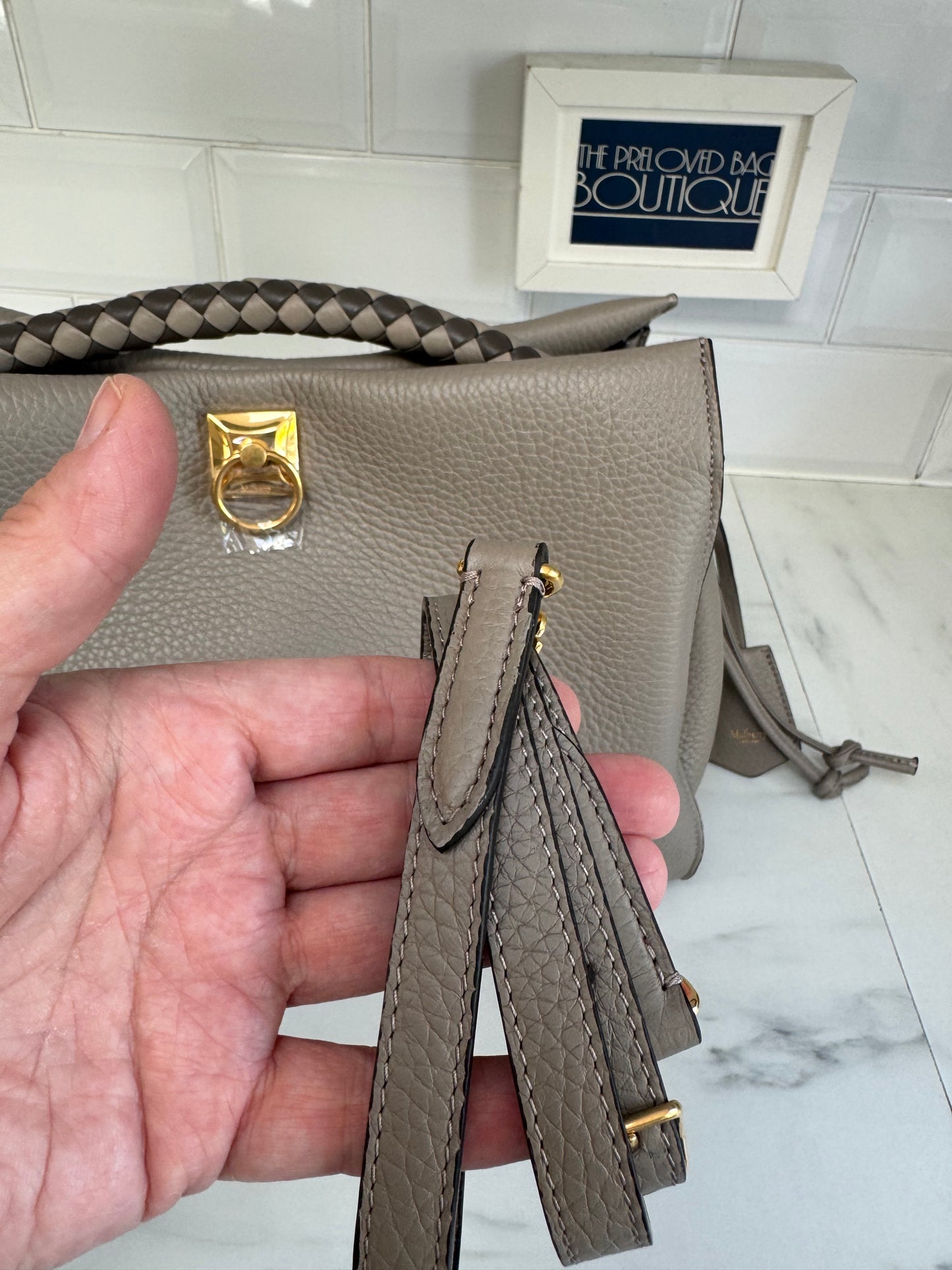 Mulberry Large Iris - Grey