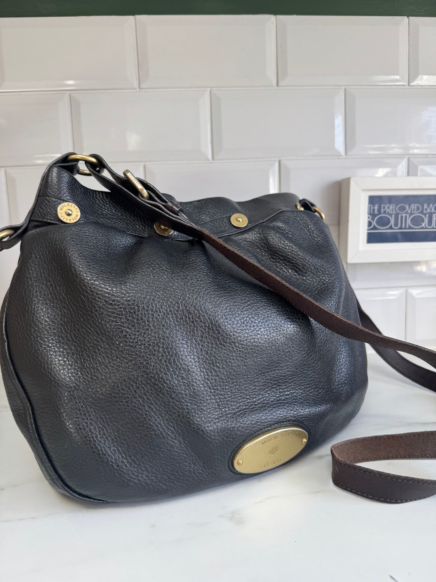 Mulberry Mitzy Messenger (2) - Black