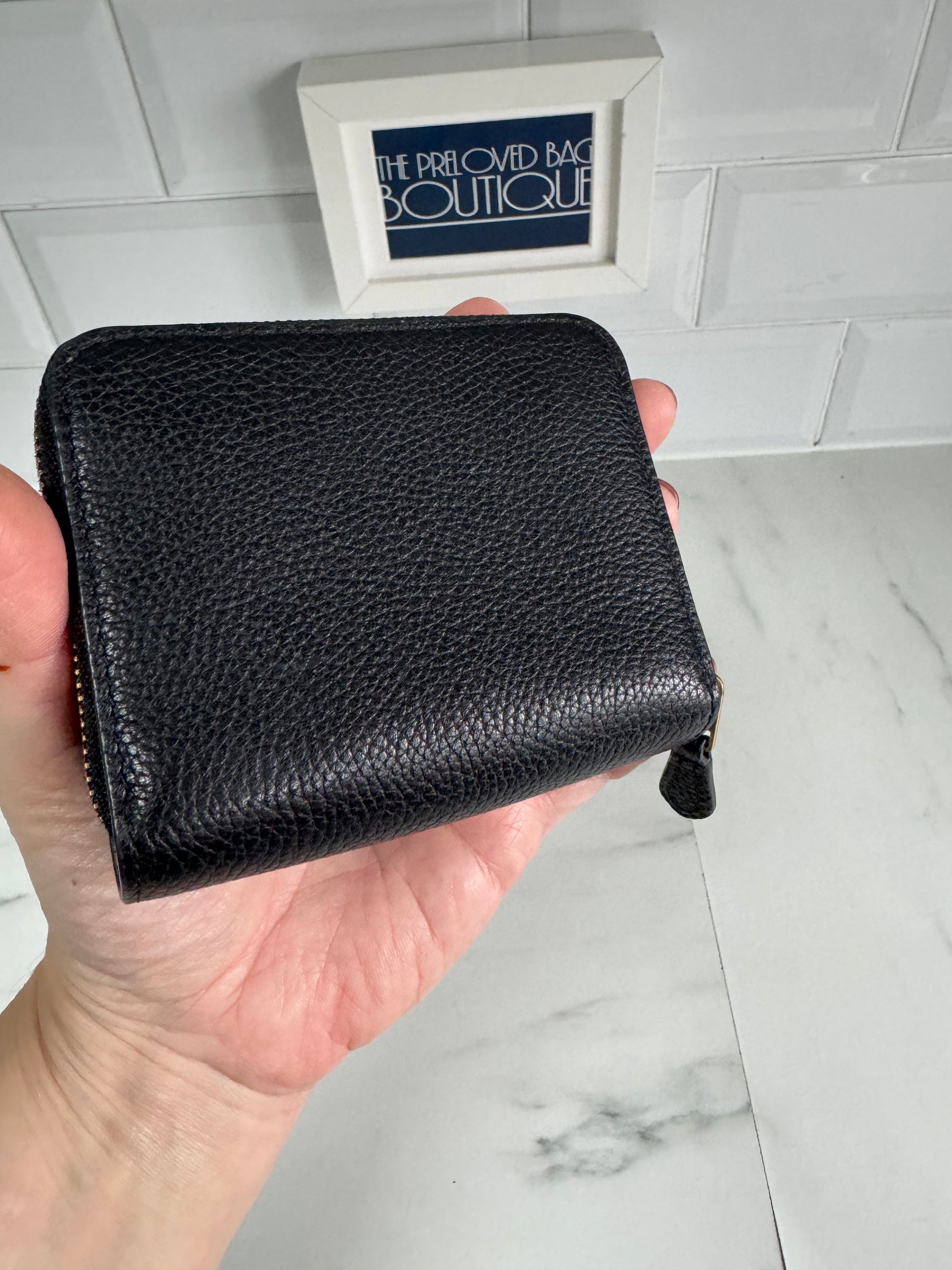 Coach Small Wallet Black