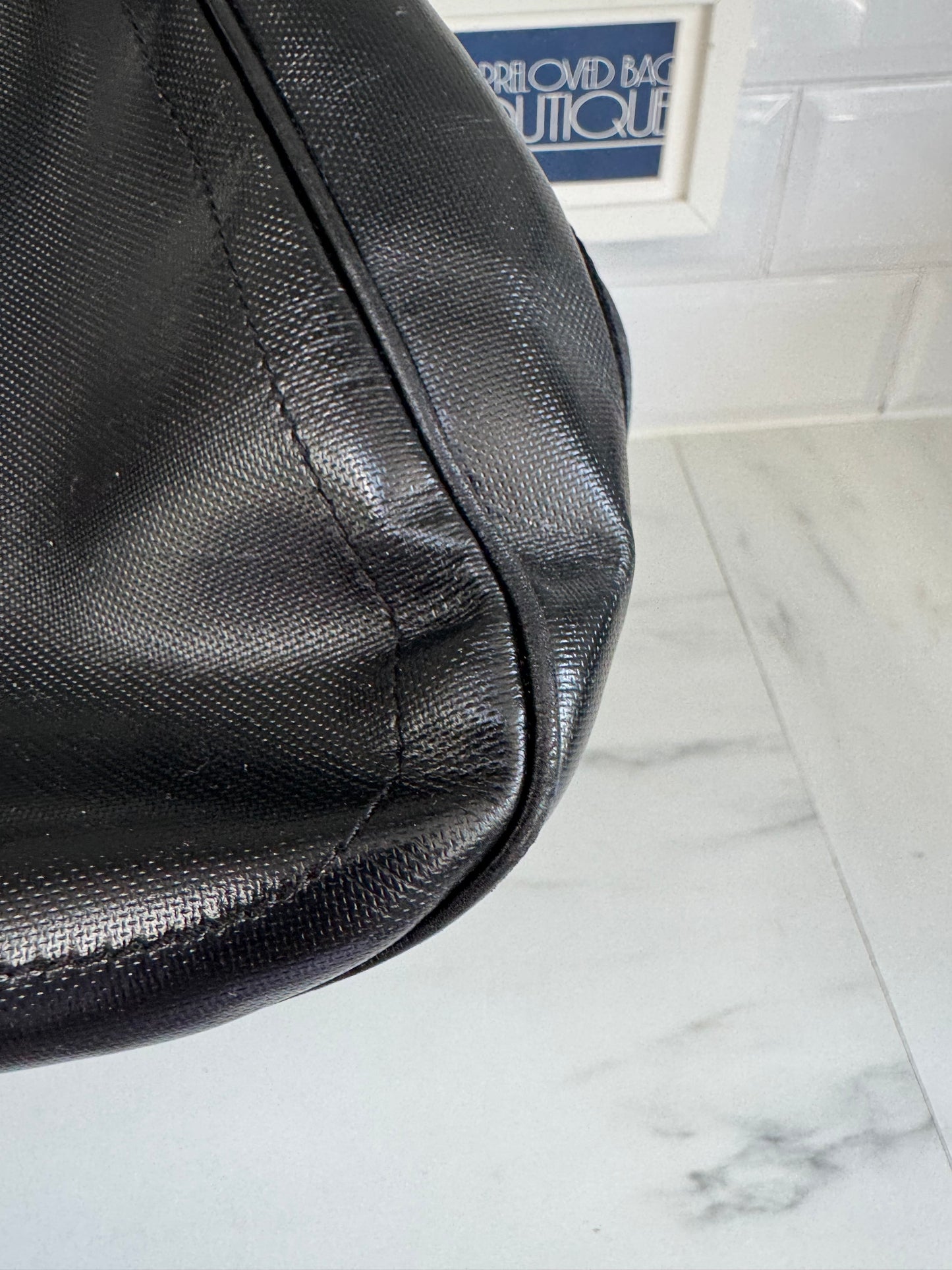 Christian Dior Diamanté Clip Shoulder Bag - Black