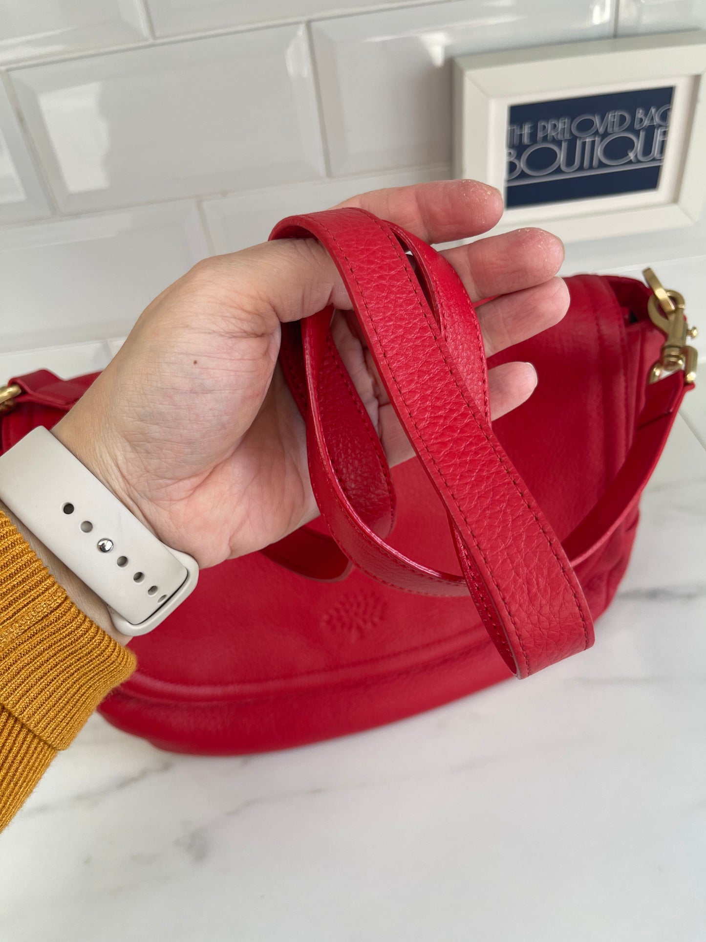 Mulberry Effie Satchel - Red