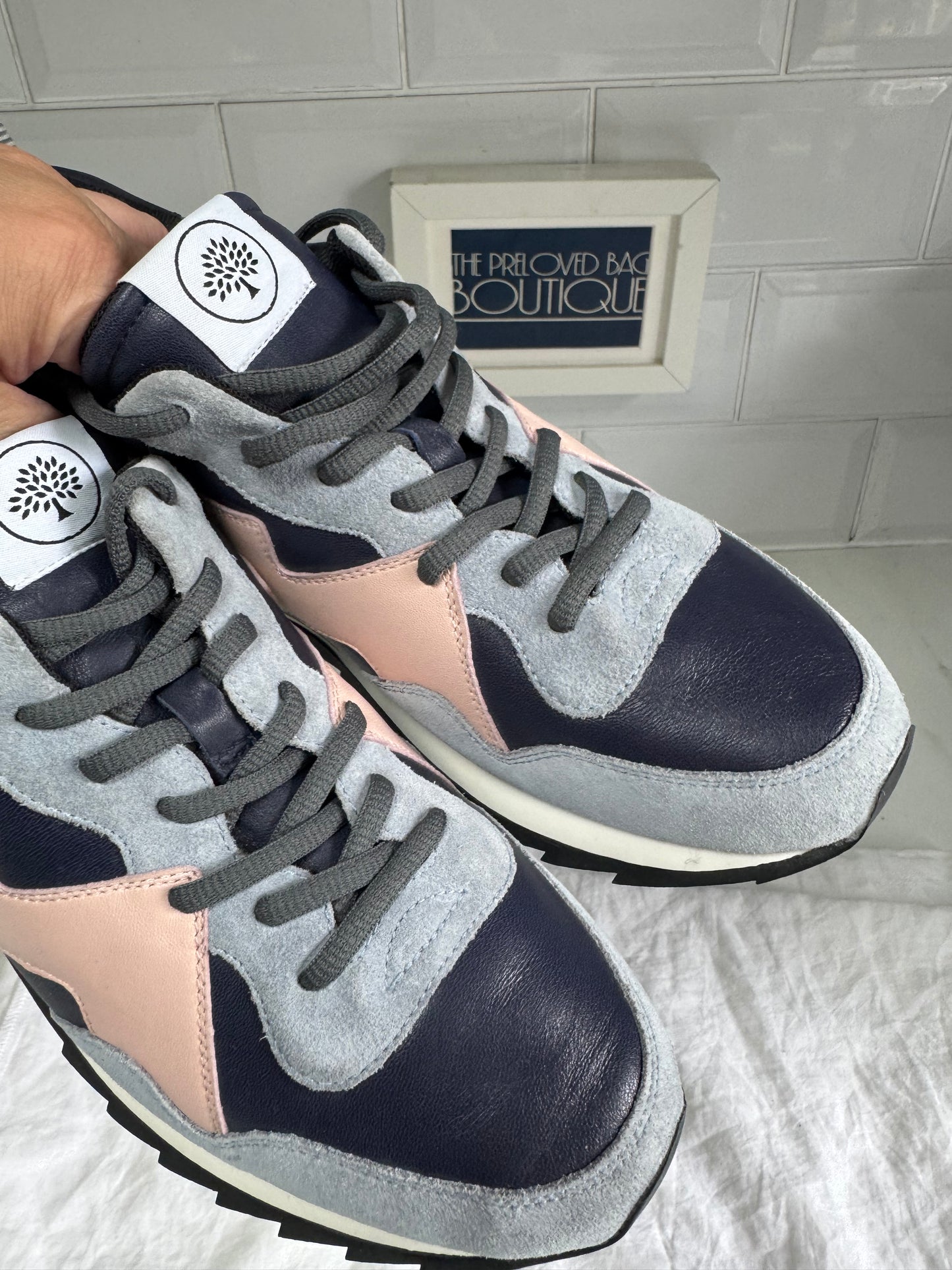 Mulberry My-1 Trainers - Blue, Pink, White, Grey and Red
