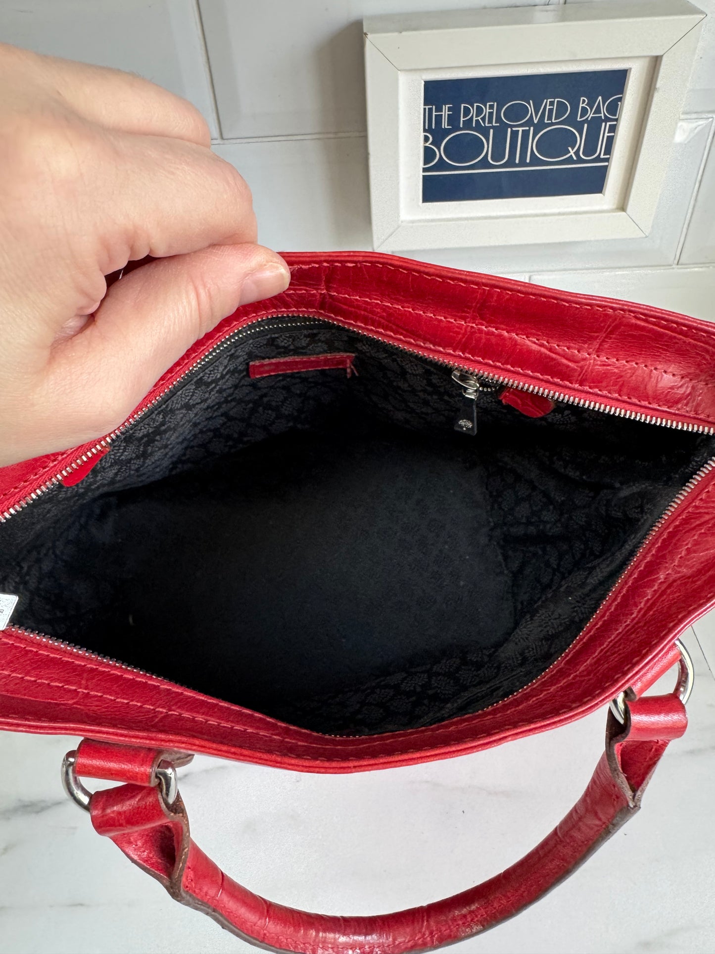 Mulberry Vintage Helier Tote Bag - Red