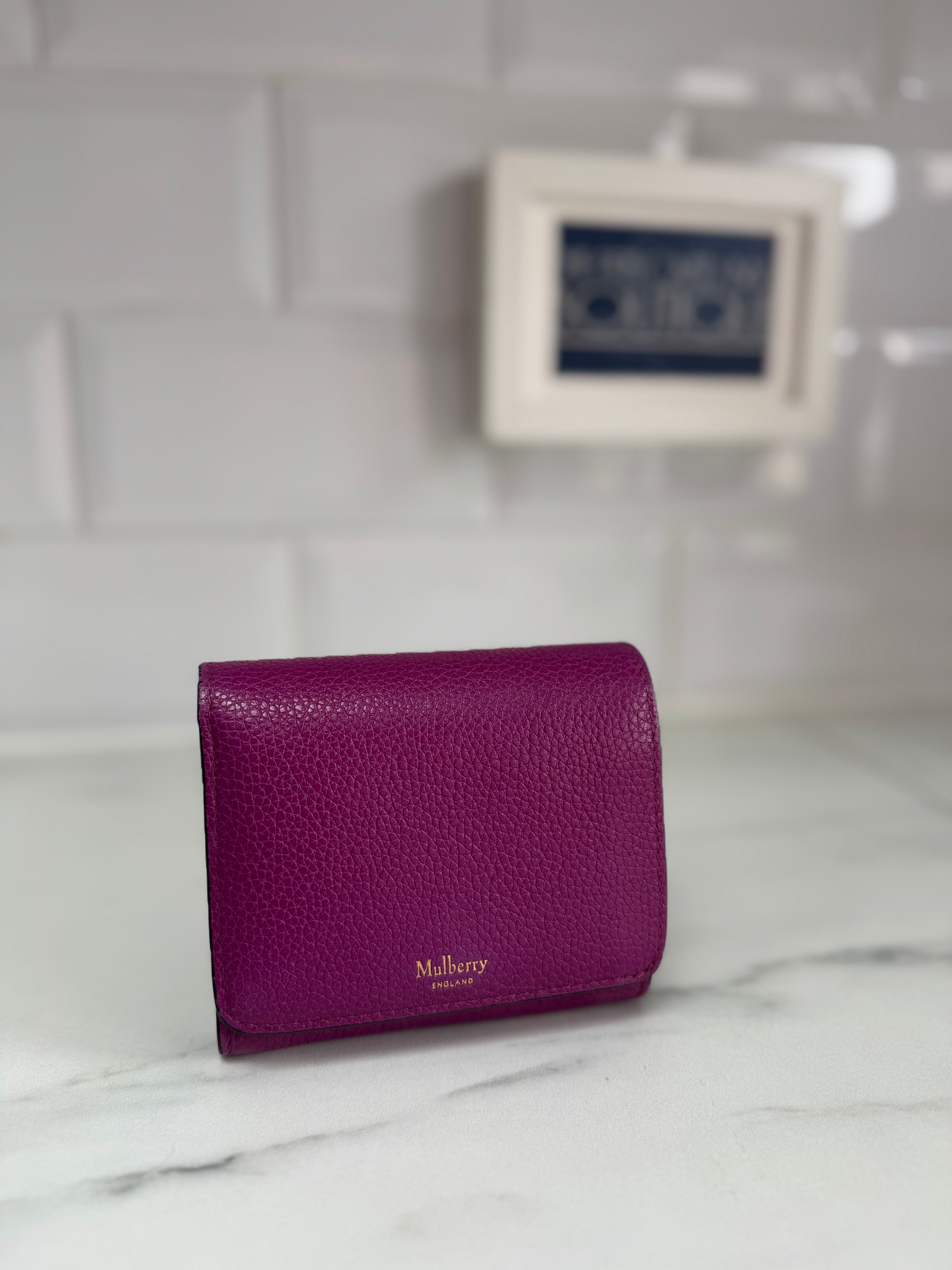 Mulberry Small Continental French Purse/Wallet - Violet – The