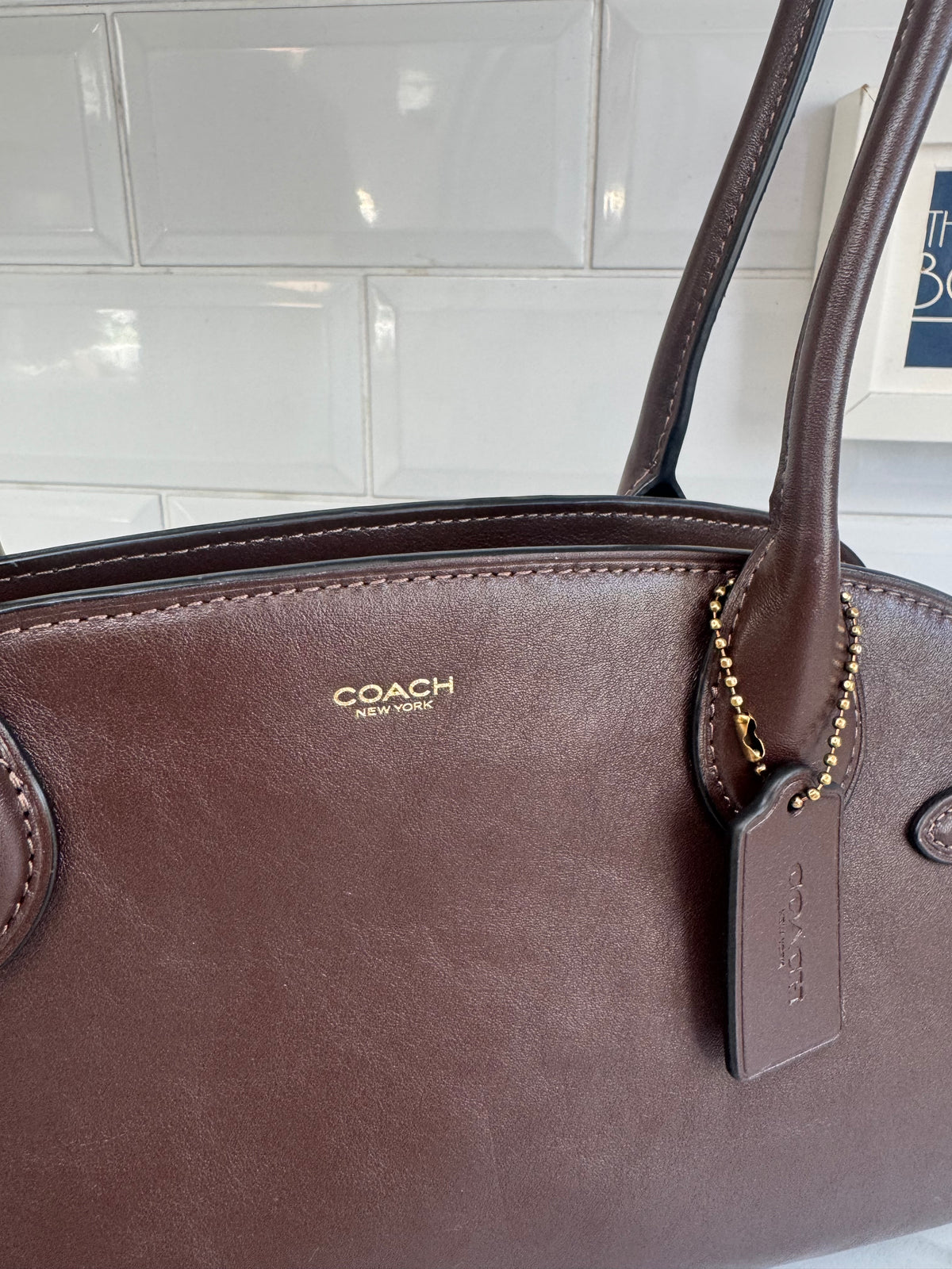 Coach Empire Carryall 34- Chocolate Brown