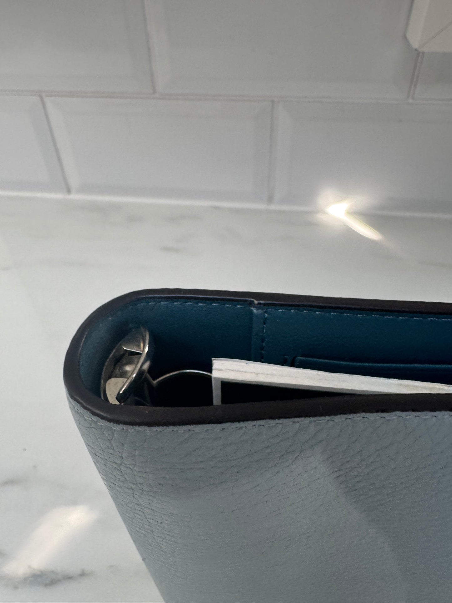 Mulberry Postmans Lock Pocketbook  - Cloud