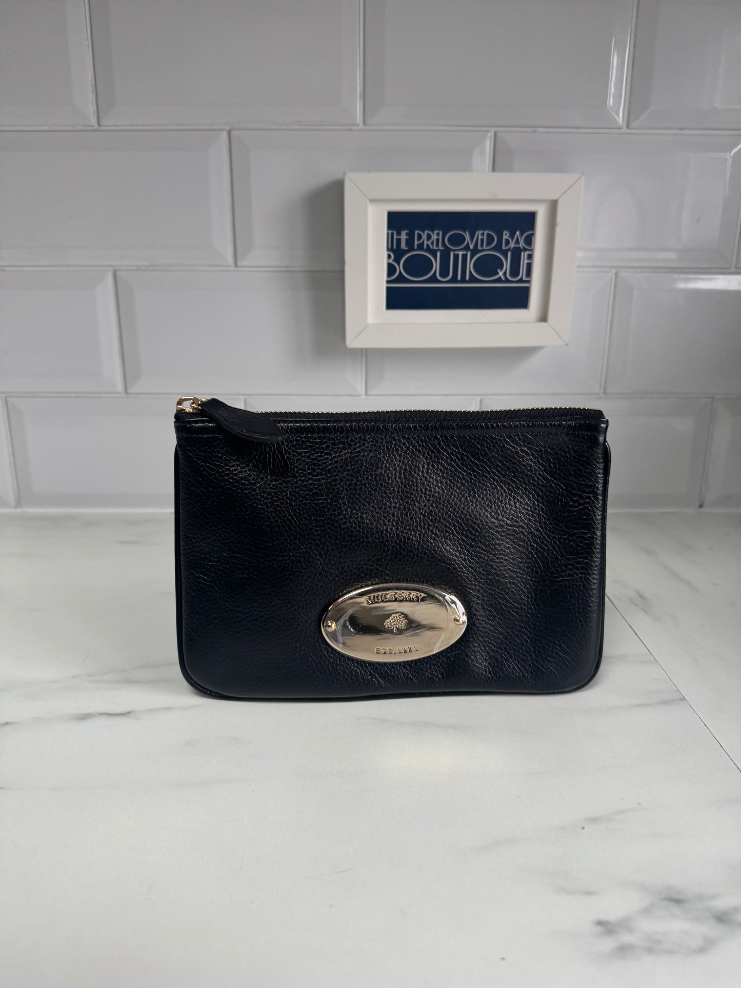 Mulberry Mitzy Zipped Pouch - Black