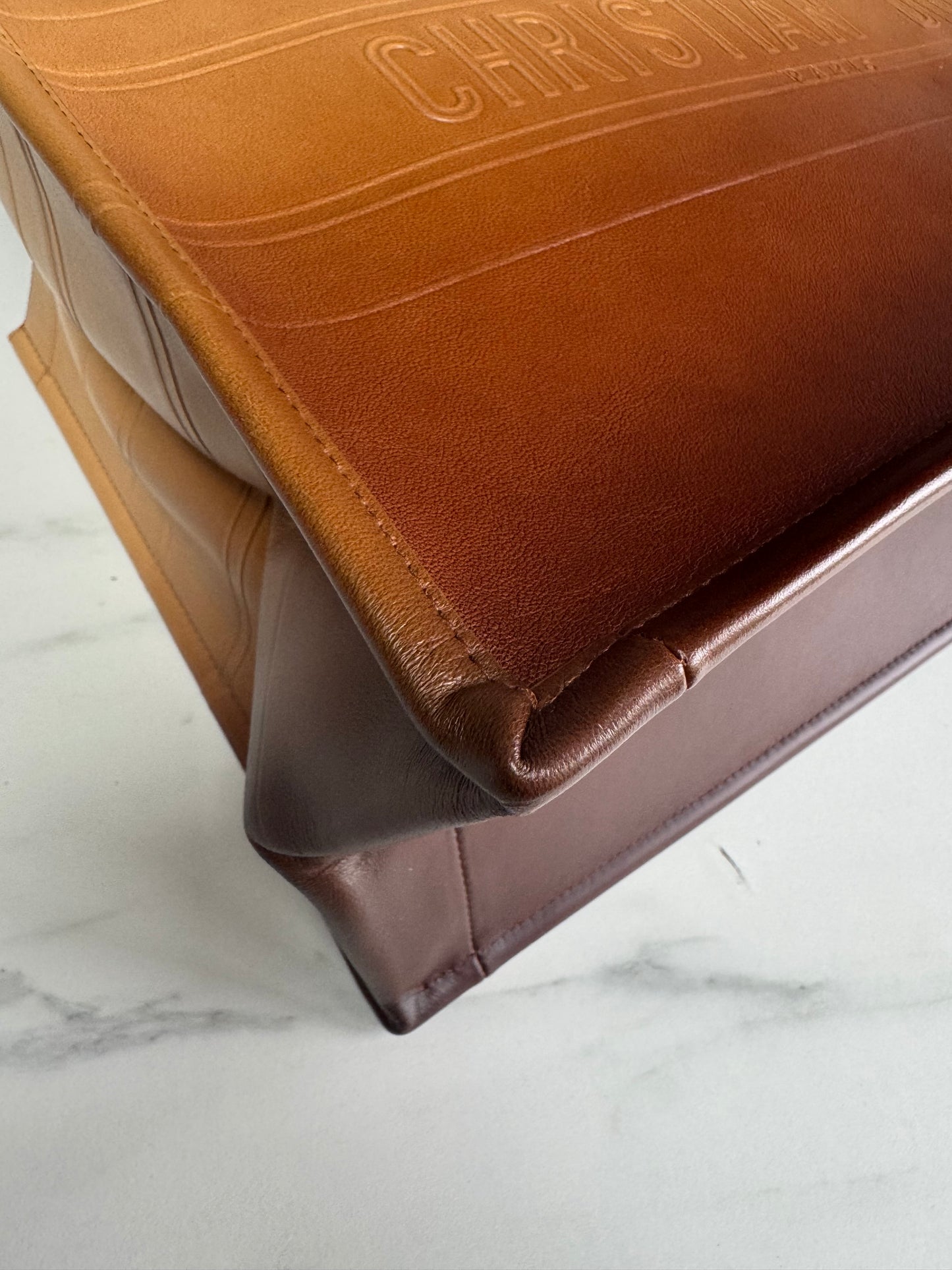 Christian Dior Ombré Tote Bag - brown
