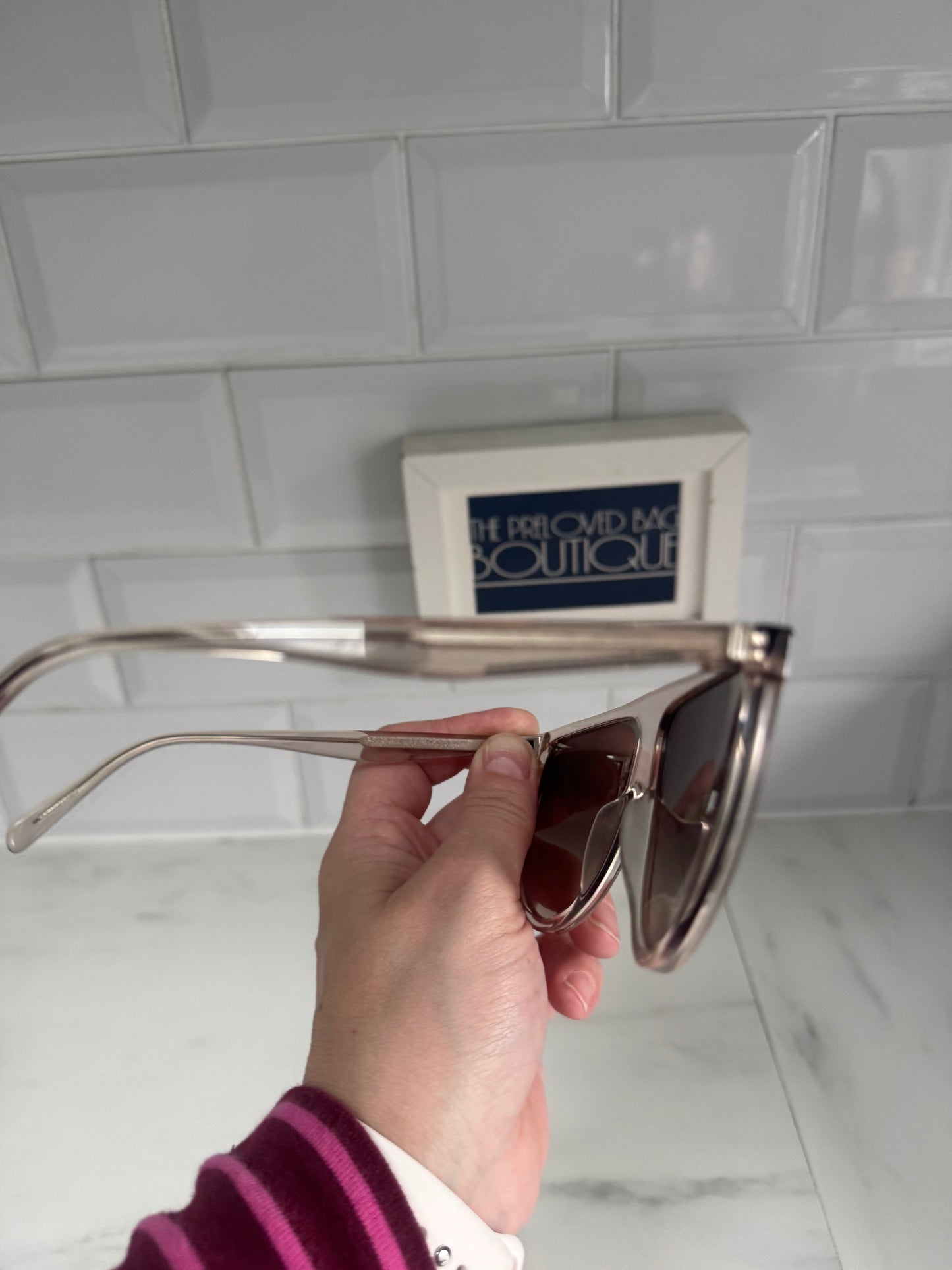 Celine Thin Shadow Sunglasses - Grey
