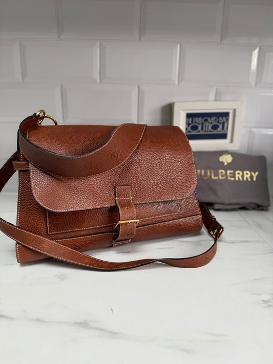 Mulberry Chiltern Satchel - Oak