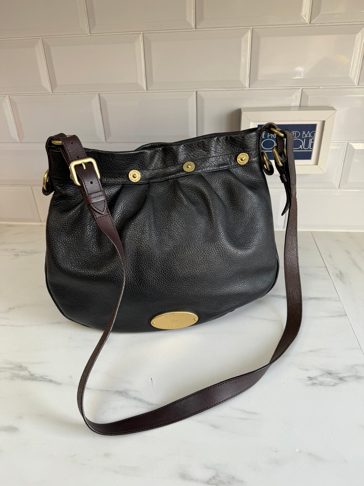 Mulberry Mitzy Messenger -Black