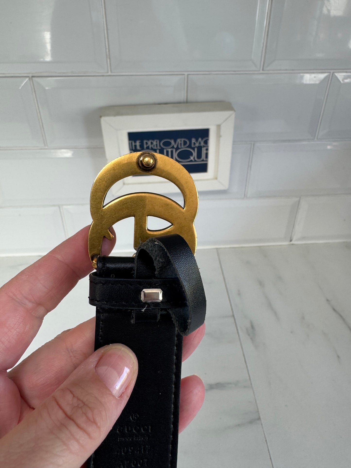 Gucci Wide Belt - Black