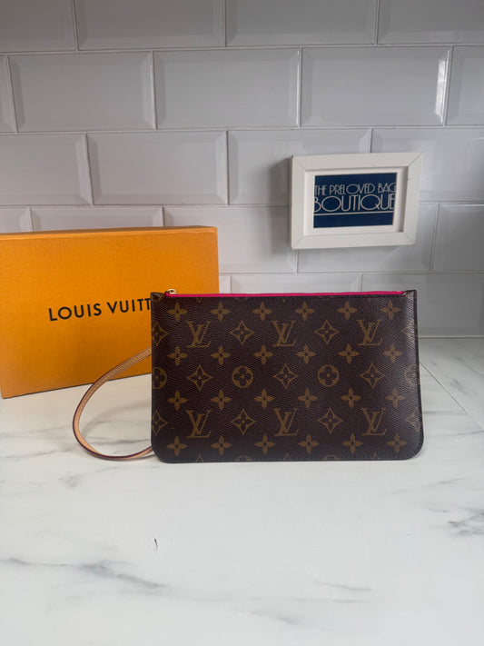 Louis Vuitton Neverfull Pouch - Monogram Piovine