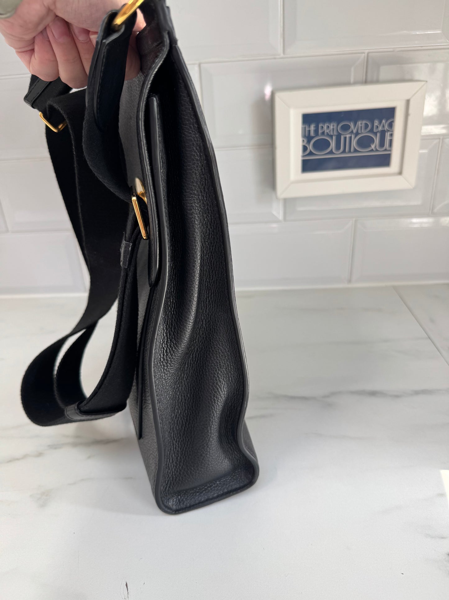 Mulberry Large Antony Messenger - Black