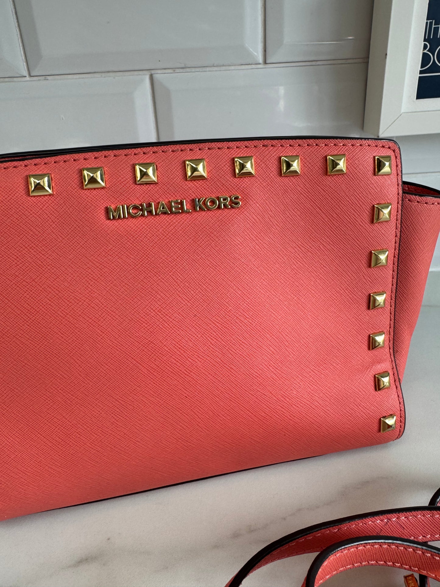 Michael Kors Selma Bag - Coral