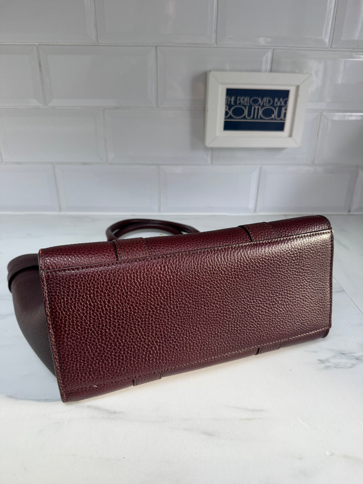 Mulberry Small Zipped Bayswater - Oxblood