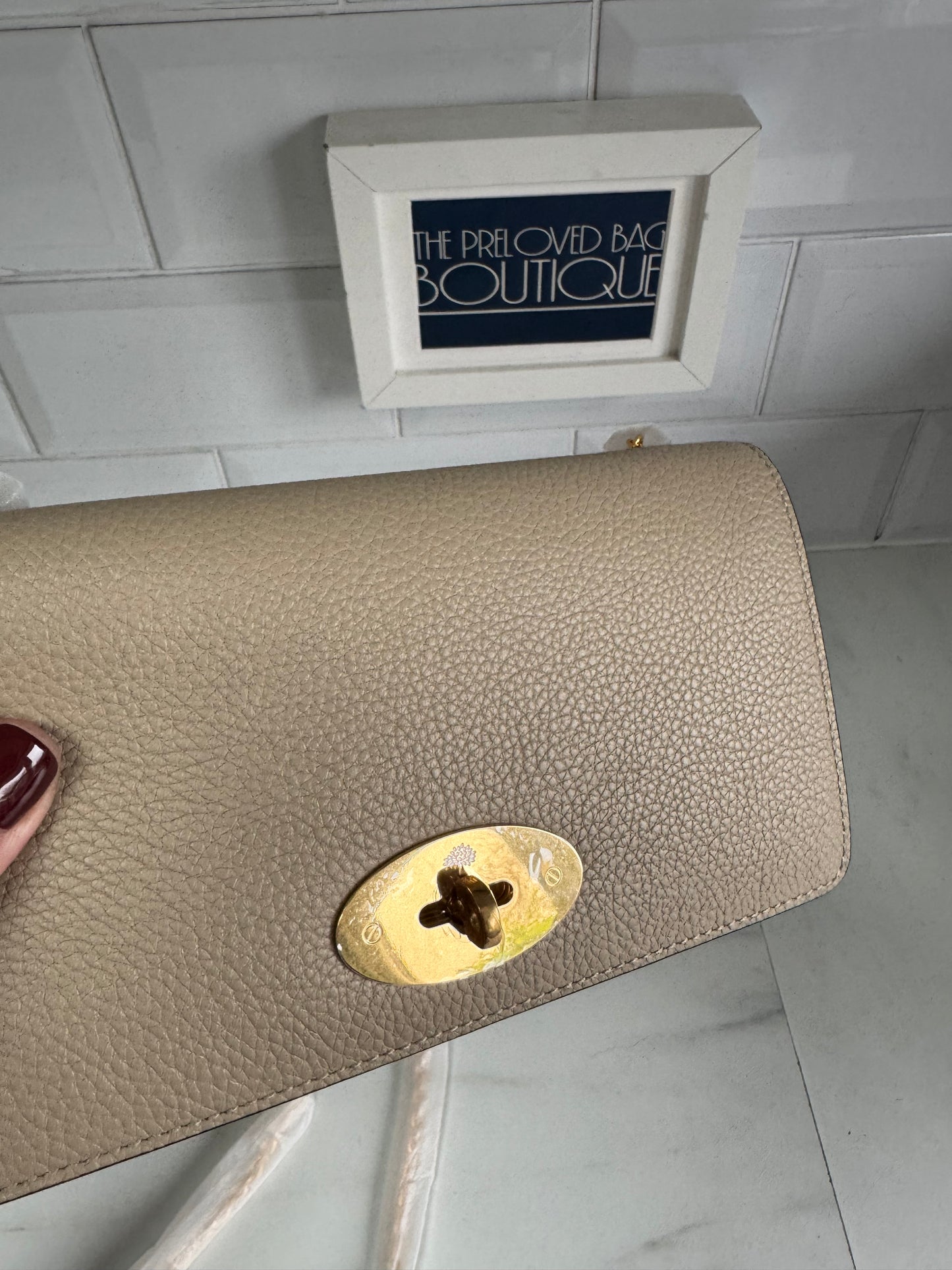 Mulberry Bayswater Clutch - Dune