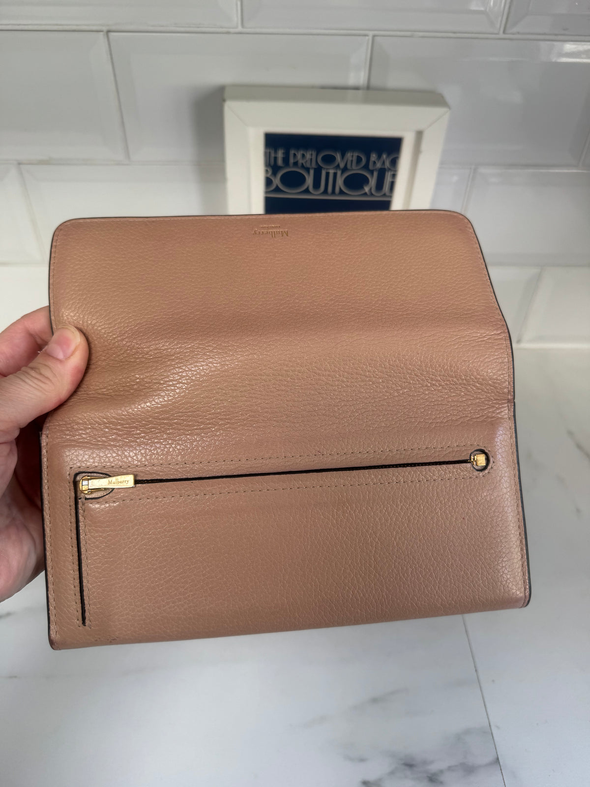 Mulberry Continental Wallet - Rosewater