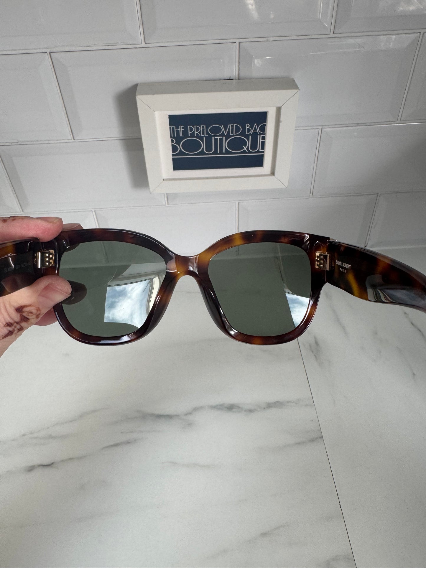 Saint Laurent (YSL) Sun SL/M95 Sunglasses - tortoiseshell