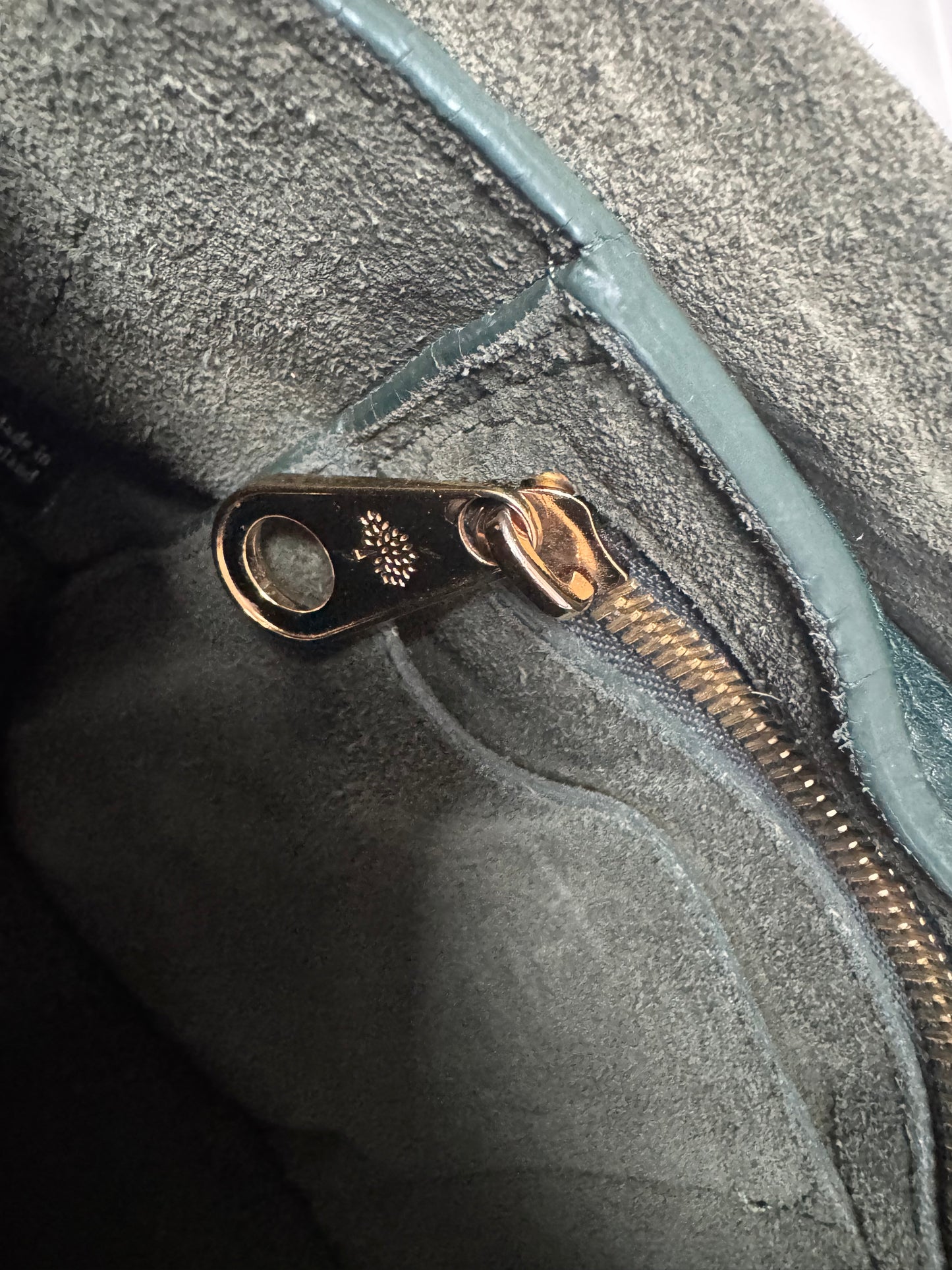 Mulberry Bayswater in Shrunken Calf - Forest Green