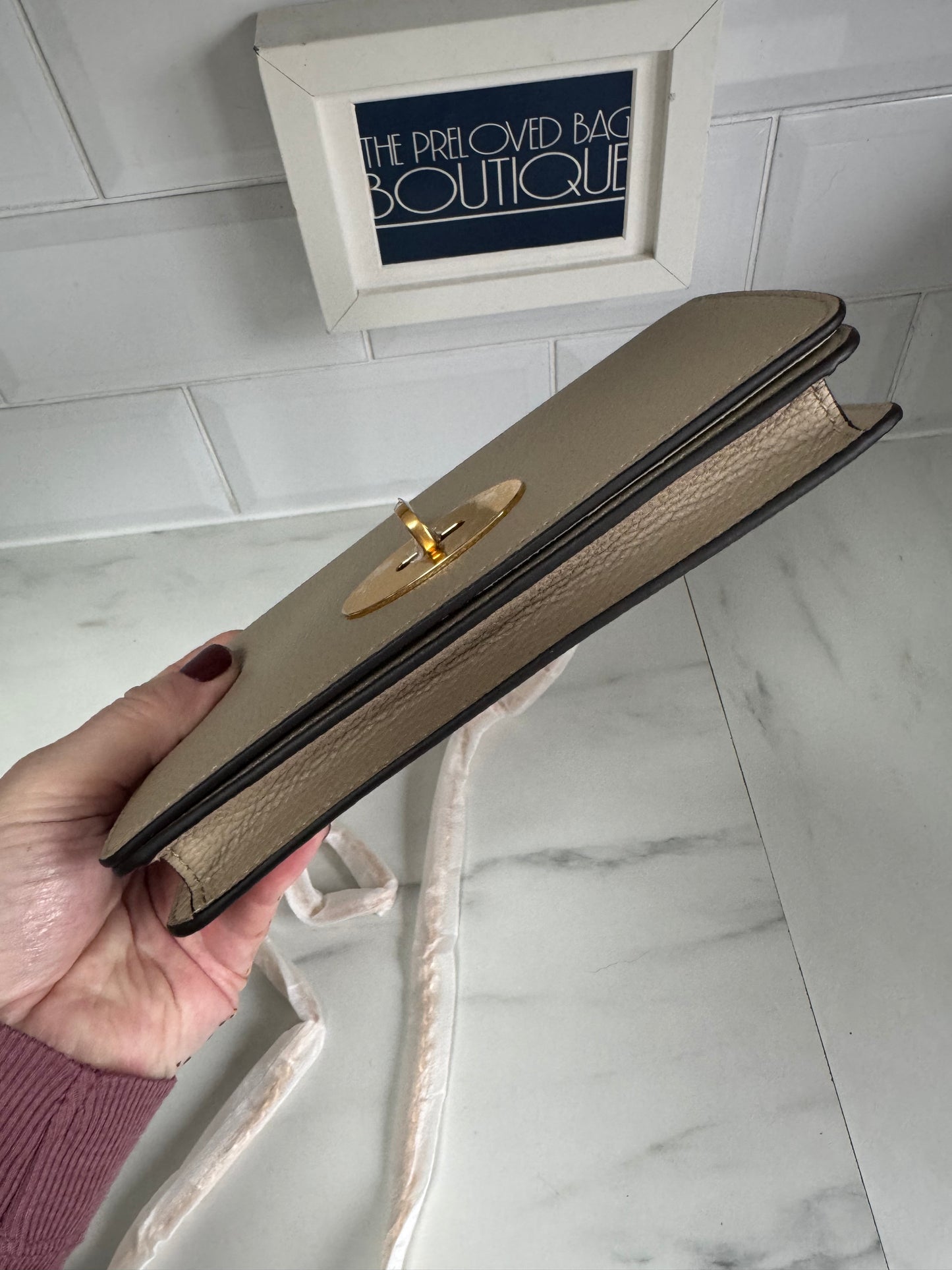 Mulberry Bayswater Clutch - Dune