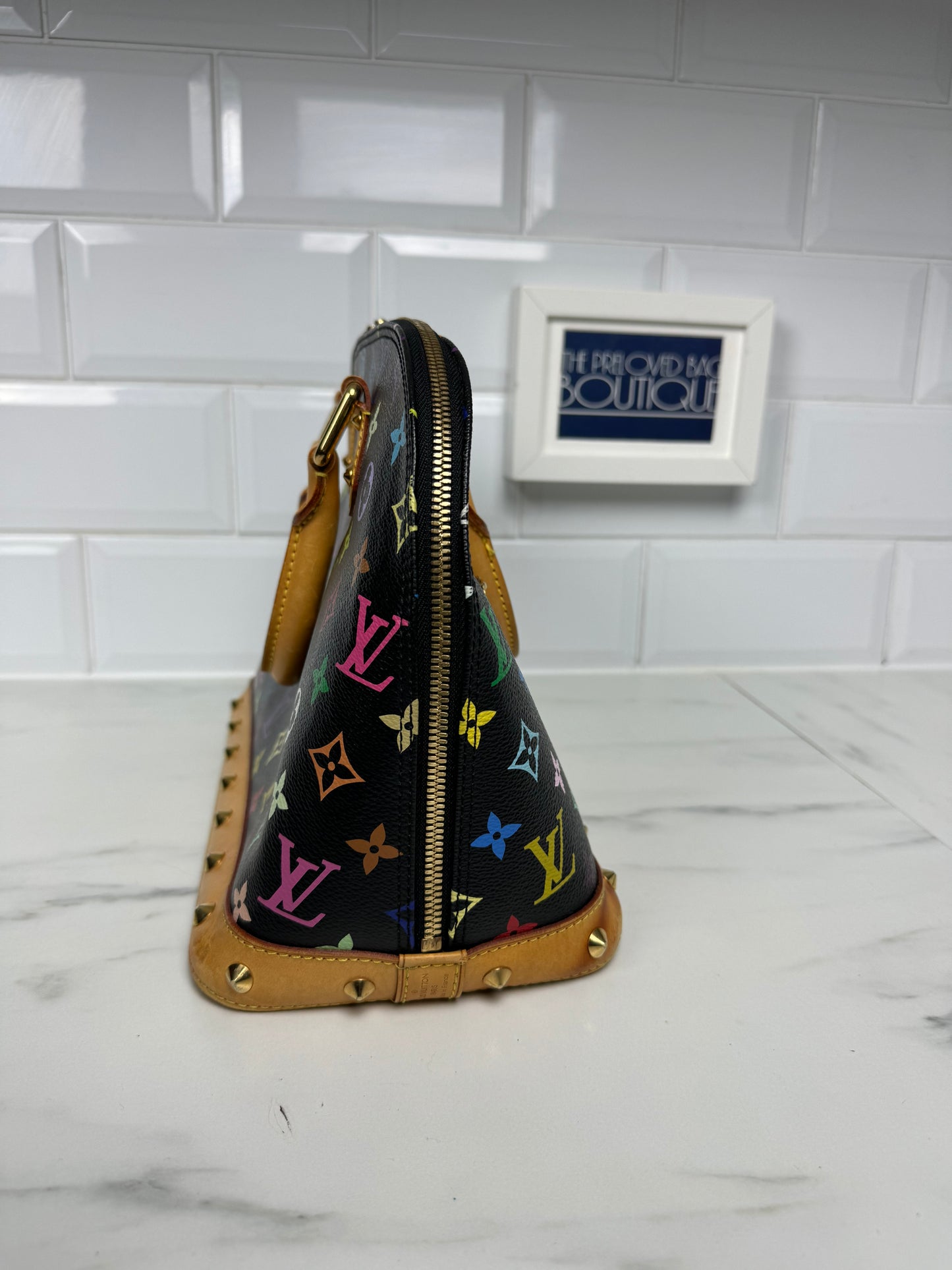 Louis Vuitton Noir Multicolore Alma PM