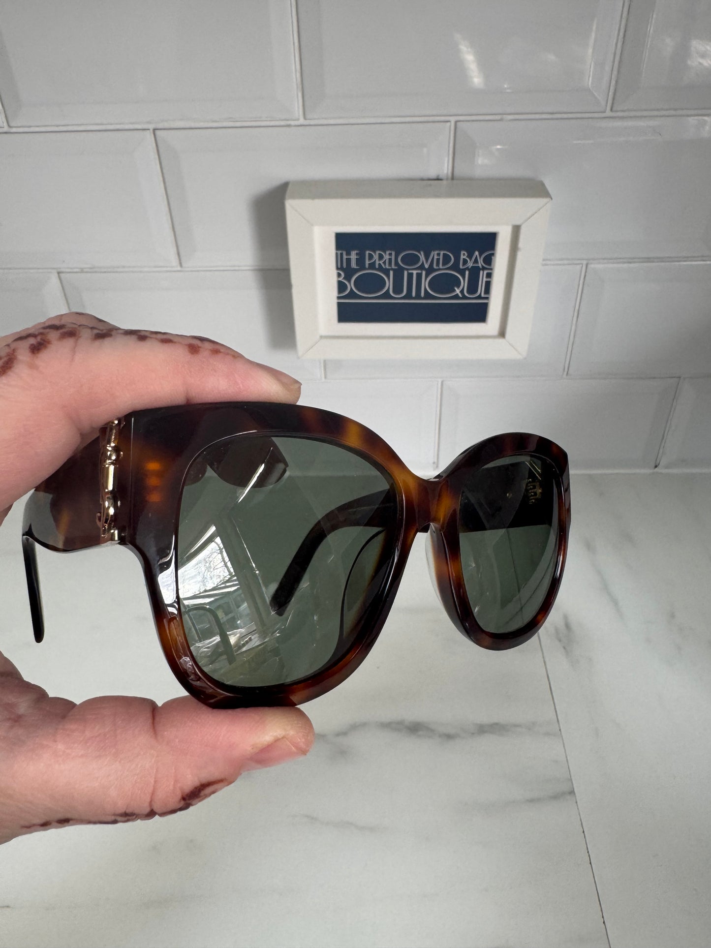 Saint Laurent (YSL) Sun SL/M95 Sunglasses - tortoiseshell