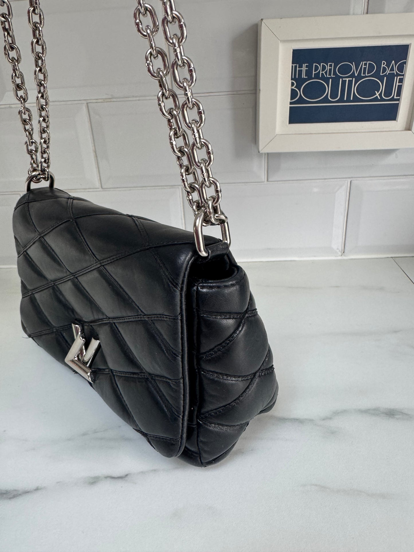 Louis Vuitton Go-14 Malletage PM Quilted Leather - Black