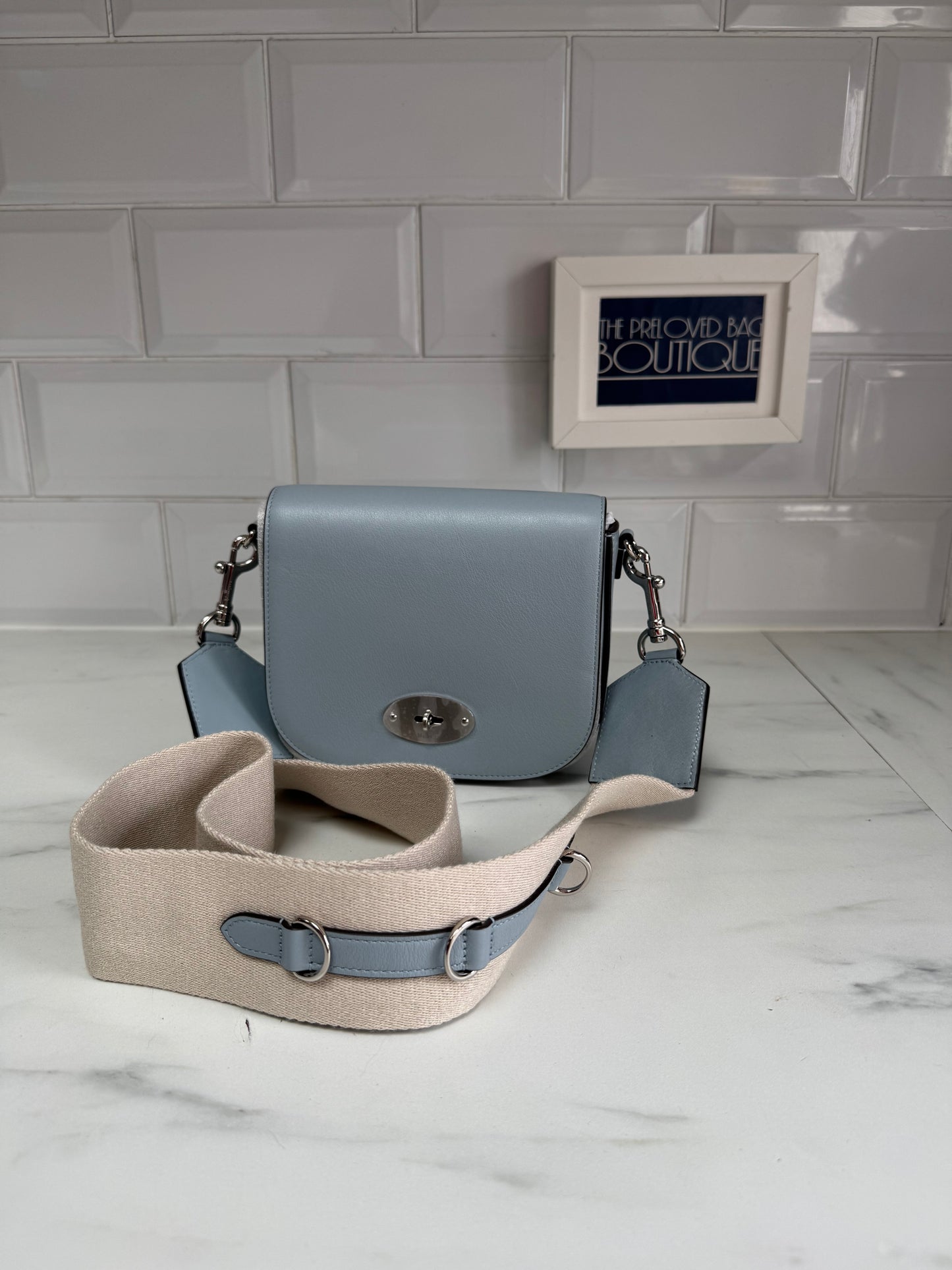 Mulberry Darley Satchel - Cloud